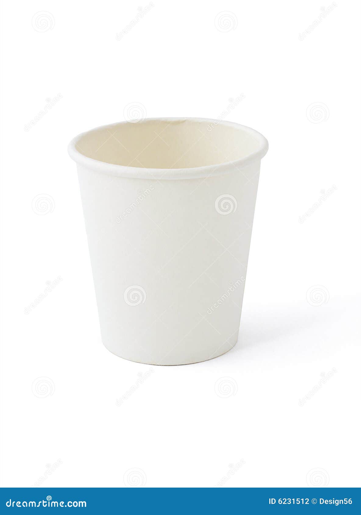 White paper cup stock photo. Image of white, takeout, single 6231512