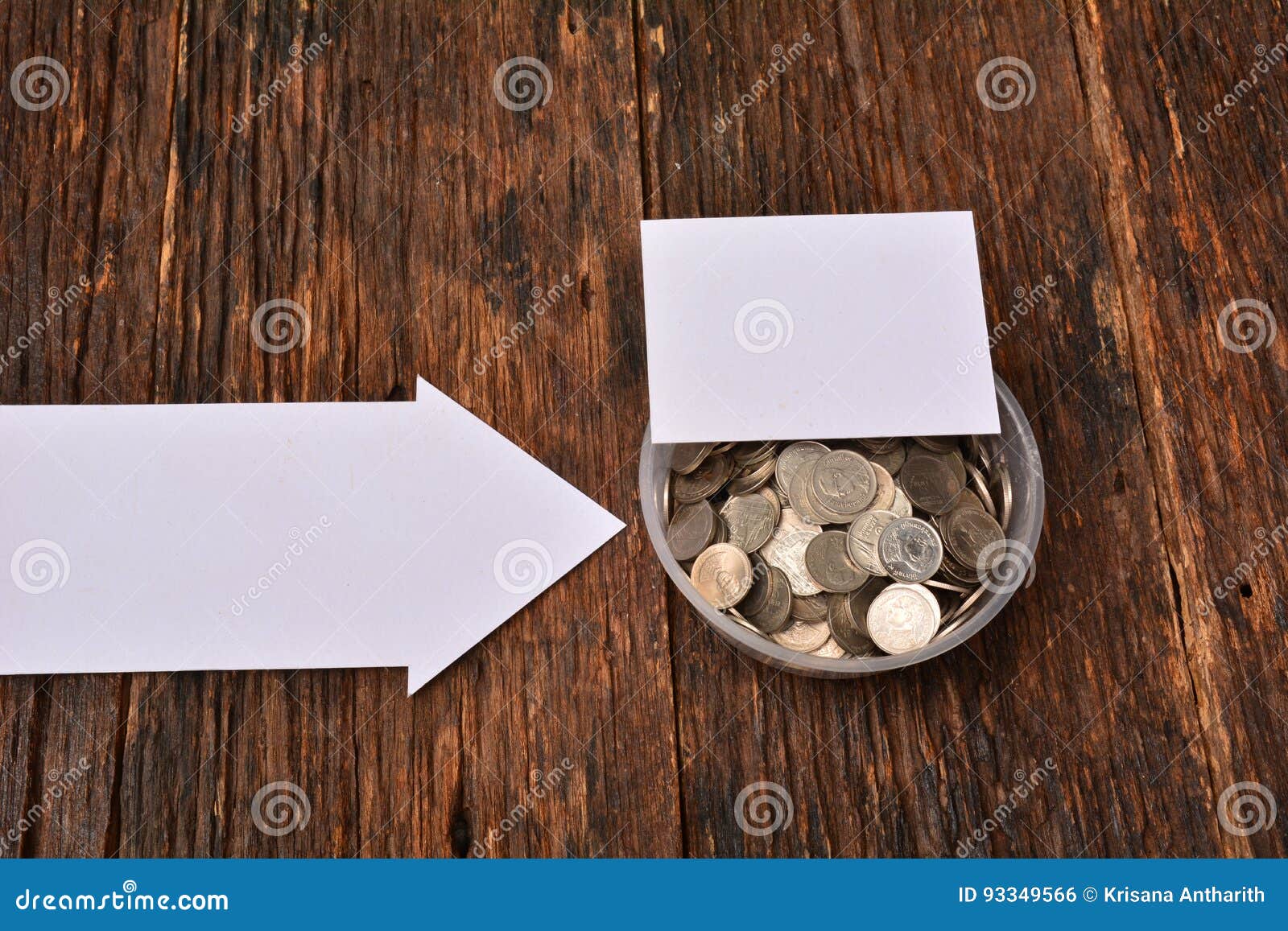 Download White Paper Mock Up And Stack Coins In Glass For Save Money And Stock Photo - Image of increase ...