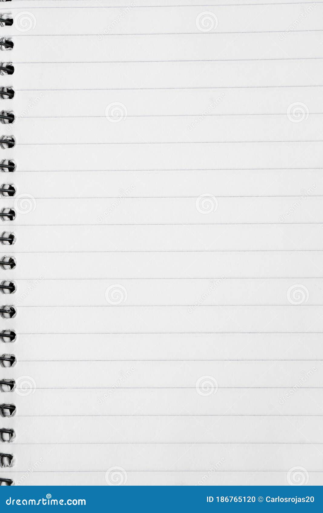 White Paper Sheet with Lines Stock Photo Image of notebook, list