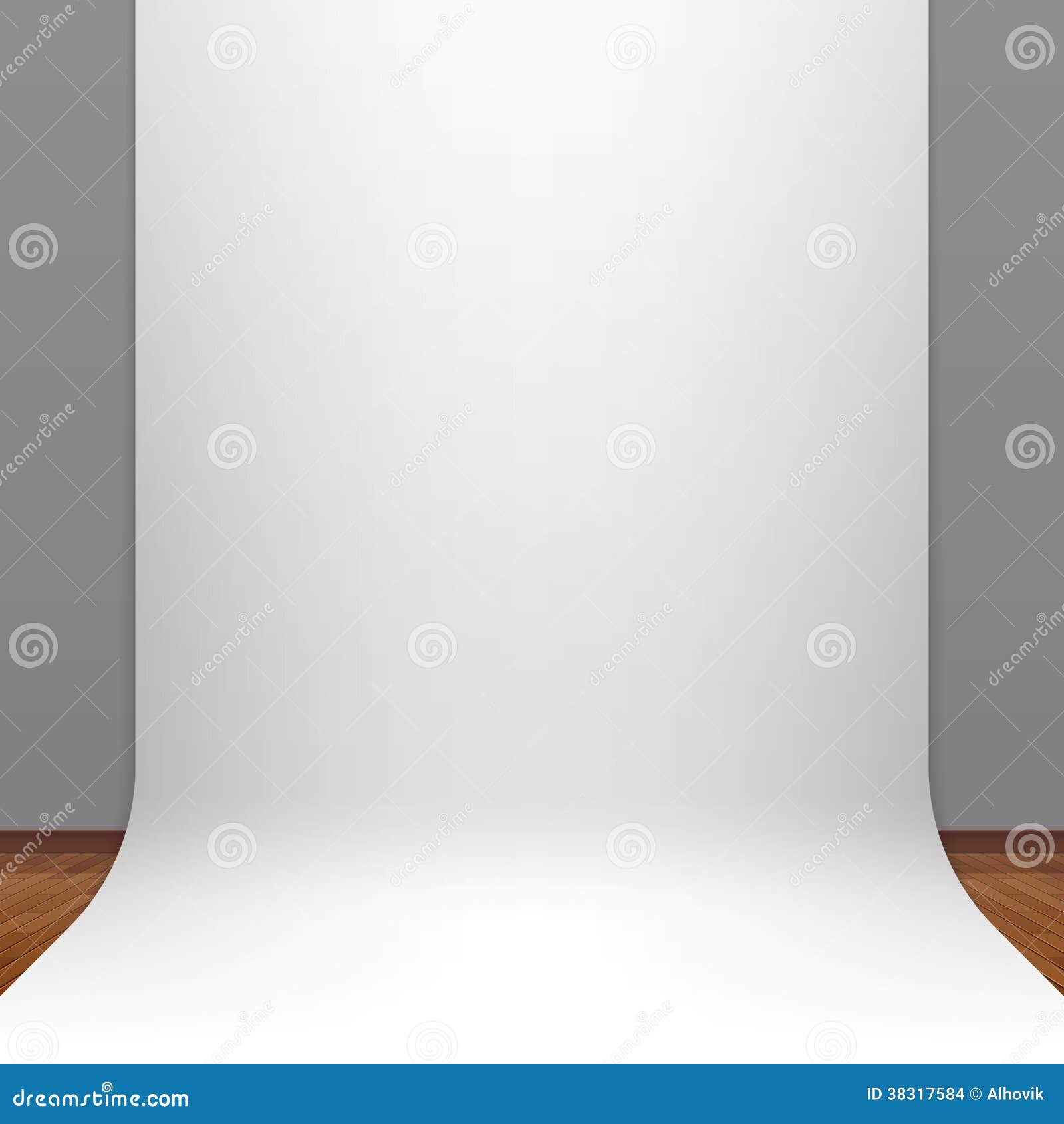 White Paper Studio Backdrop Stock Vector - Illustration of wall, lift:  38317584