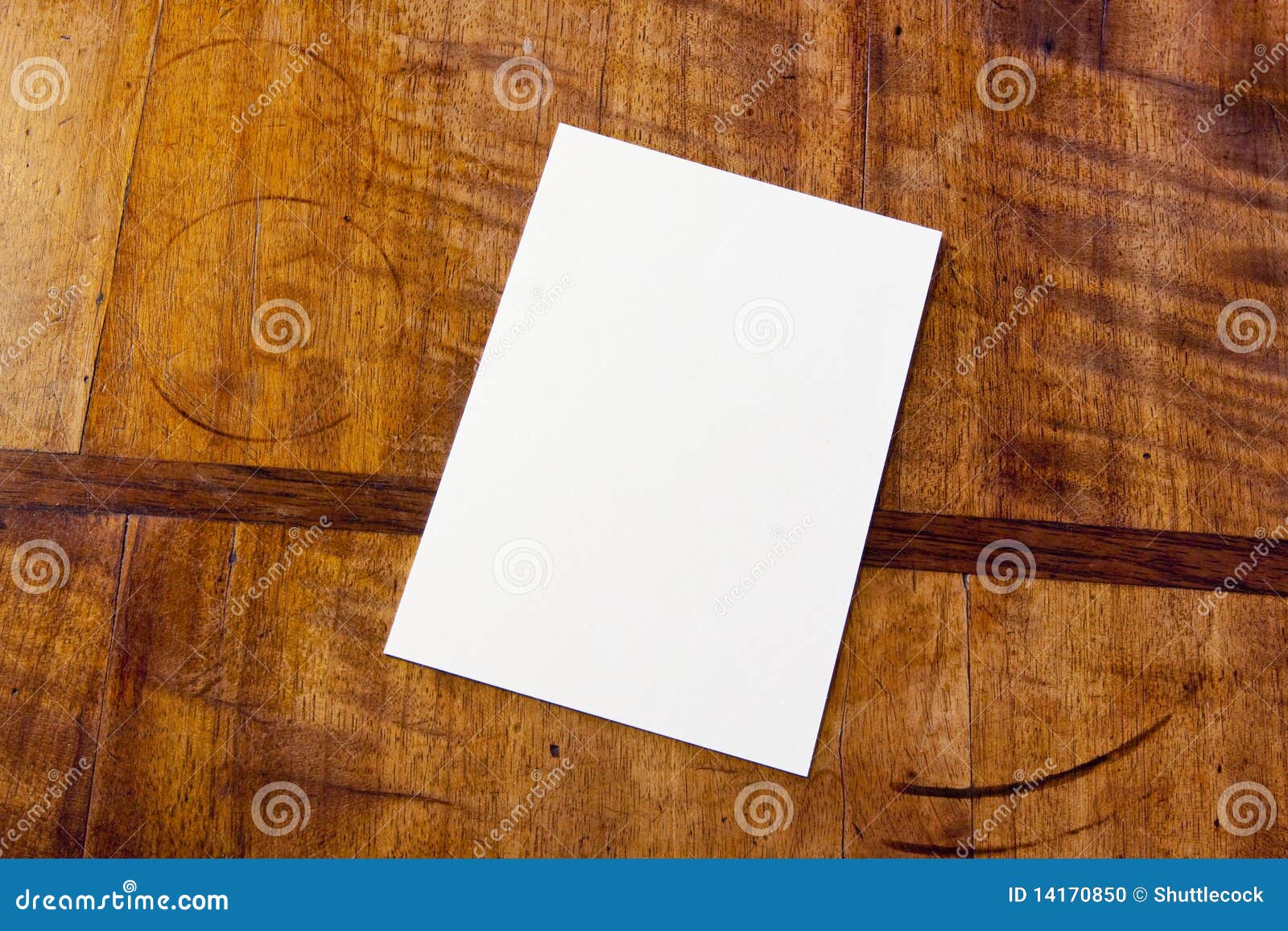 white paper on table