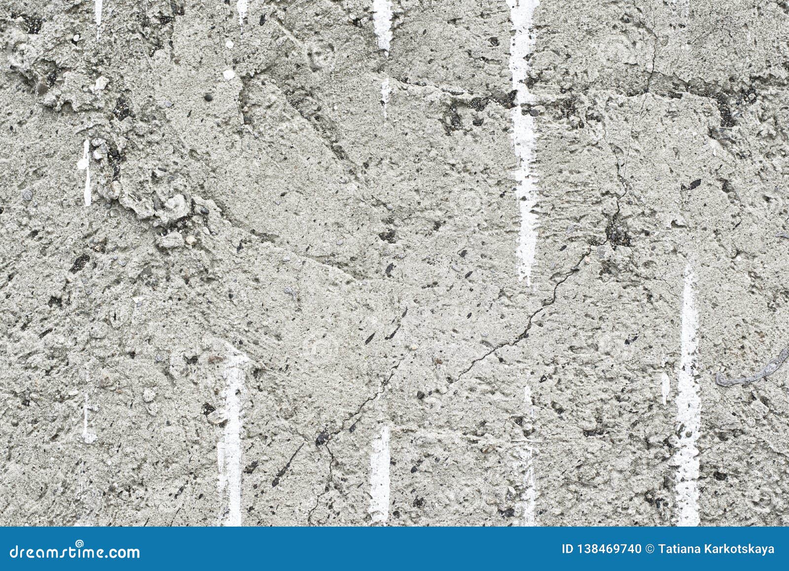 White Paint Strips on Concrete Wall Stock Photo Image of concrete