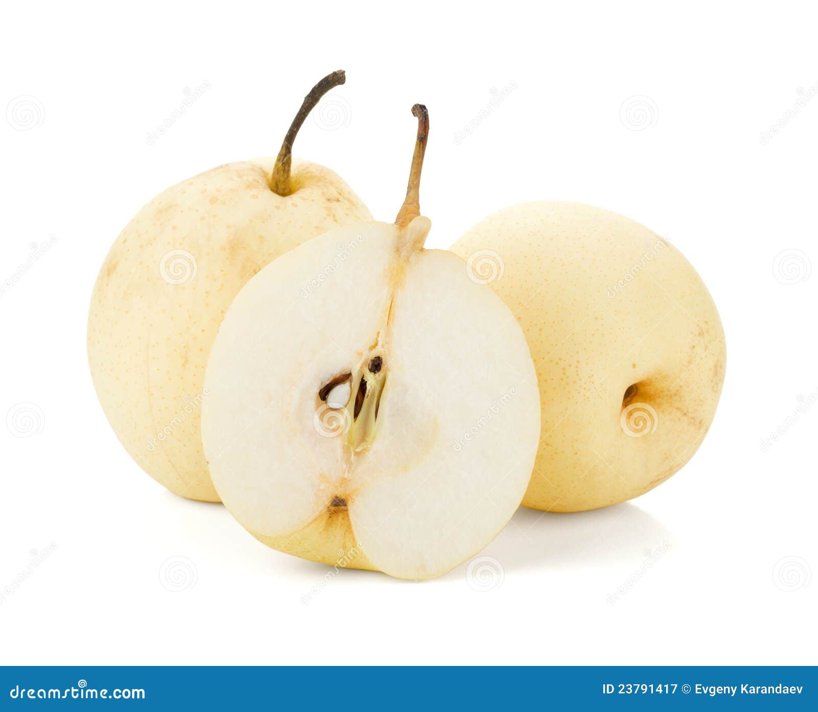 White pears stock image. Image of bright, closeup, eating 23791417