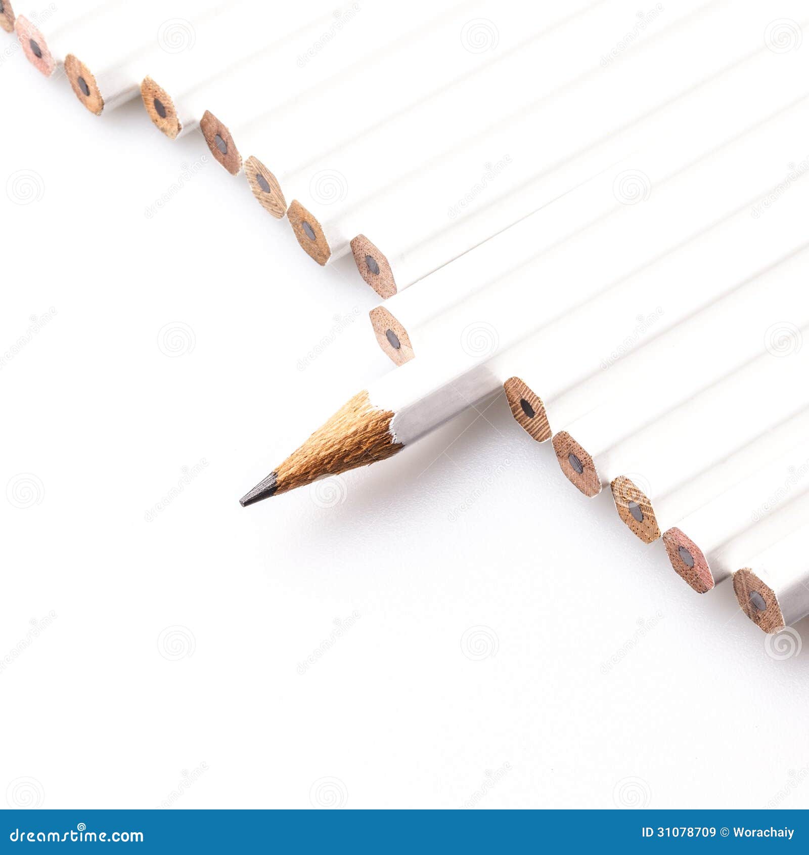 White pencils stock image. Image of white, pencils, pile 31078709