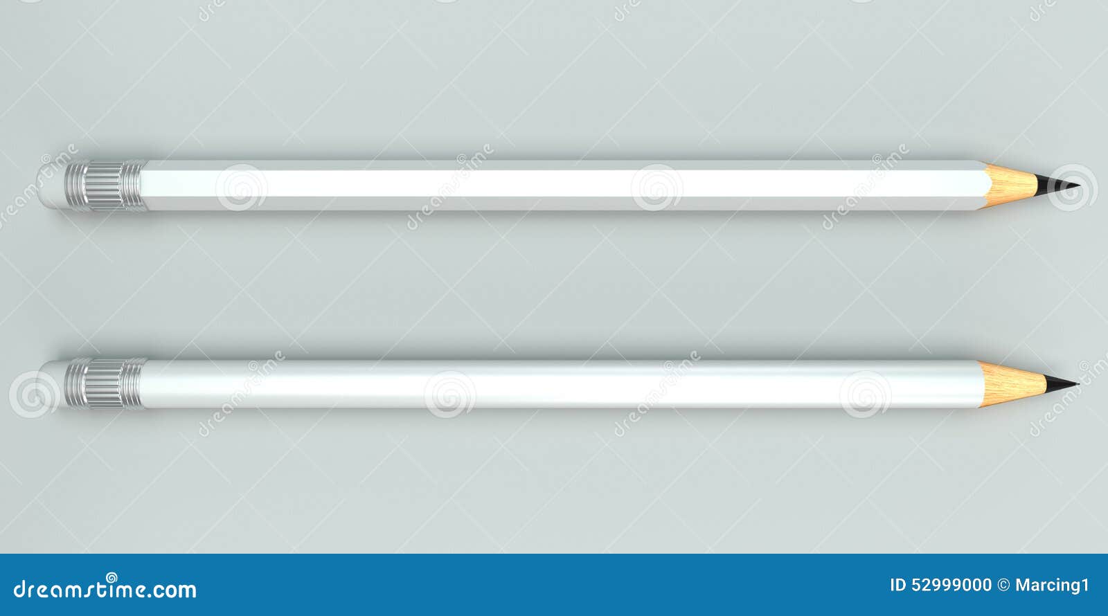 Download White Pencils Mockups On Bright Background Stock Illustration - Illustration of render, asset ...