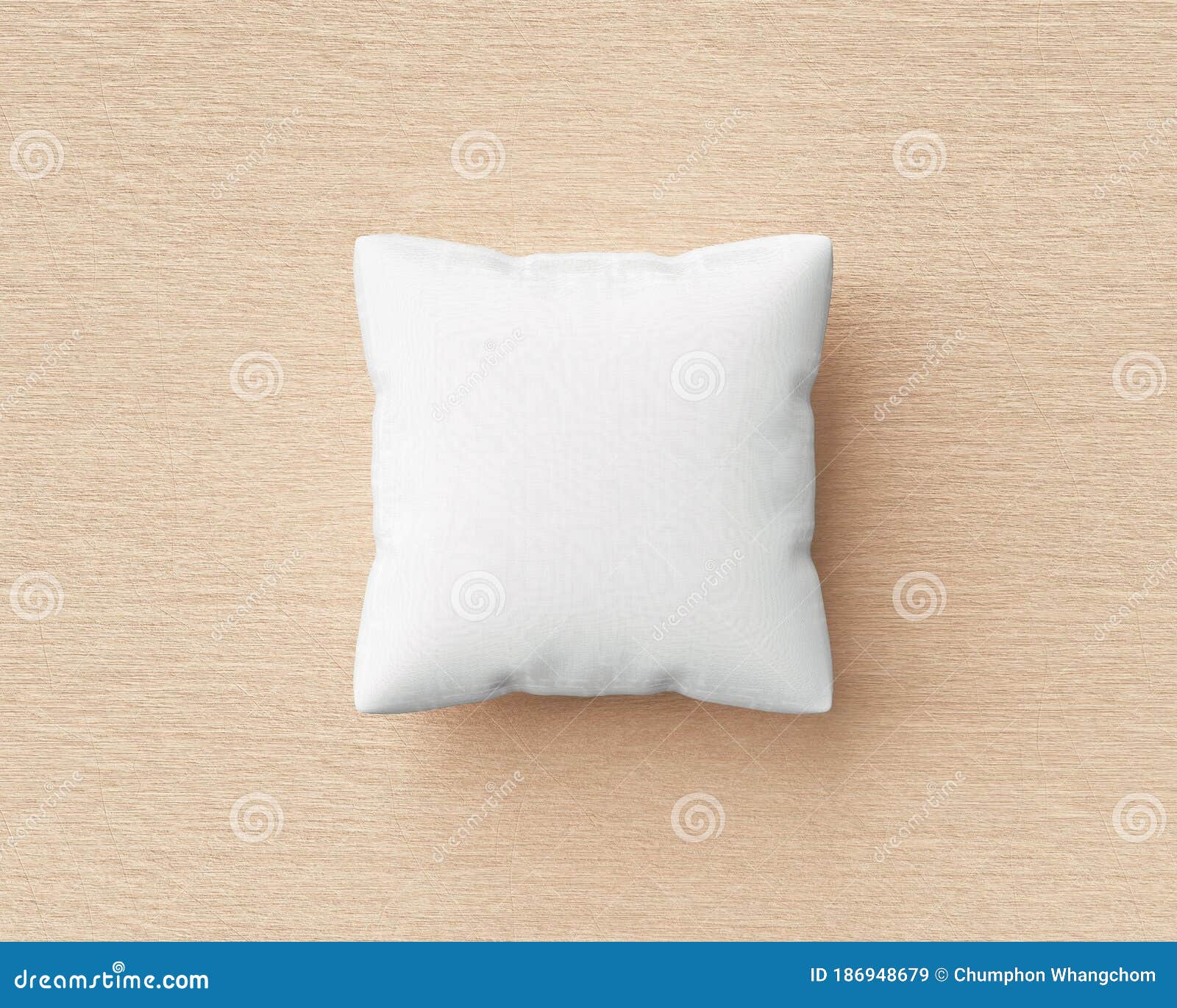 white floor pillow