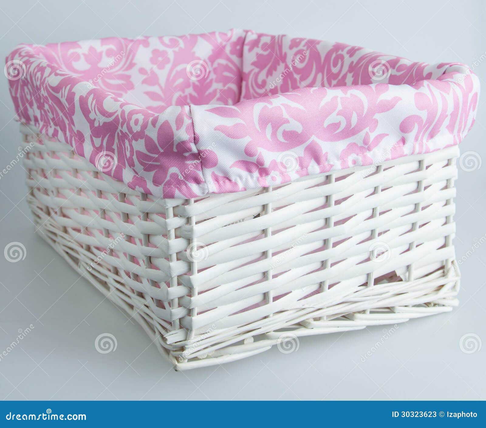 White and pink basket stock image. Image of handcrafted - 30323623