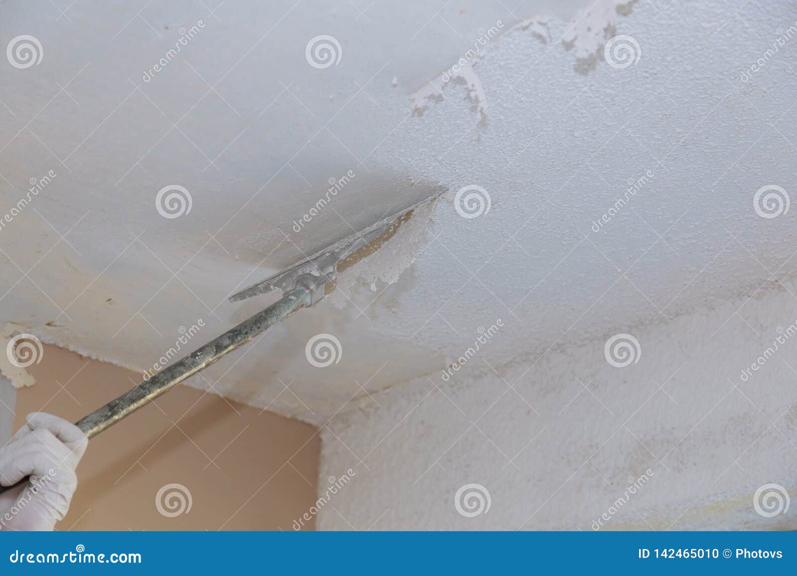 White Plaster Wall Pattern For Texture Popcorn Ceiling