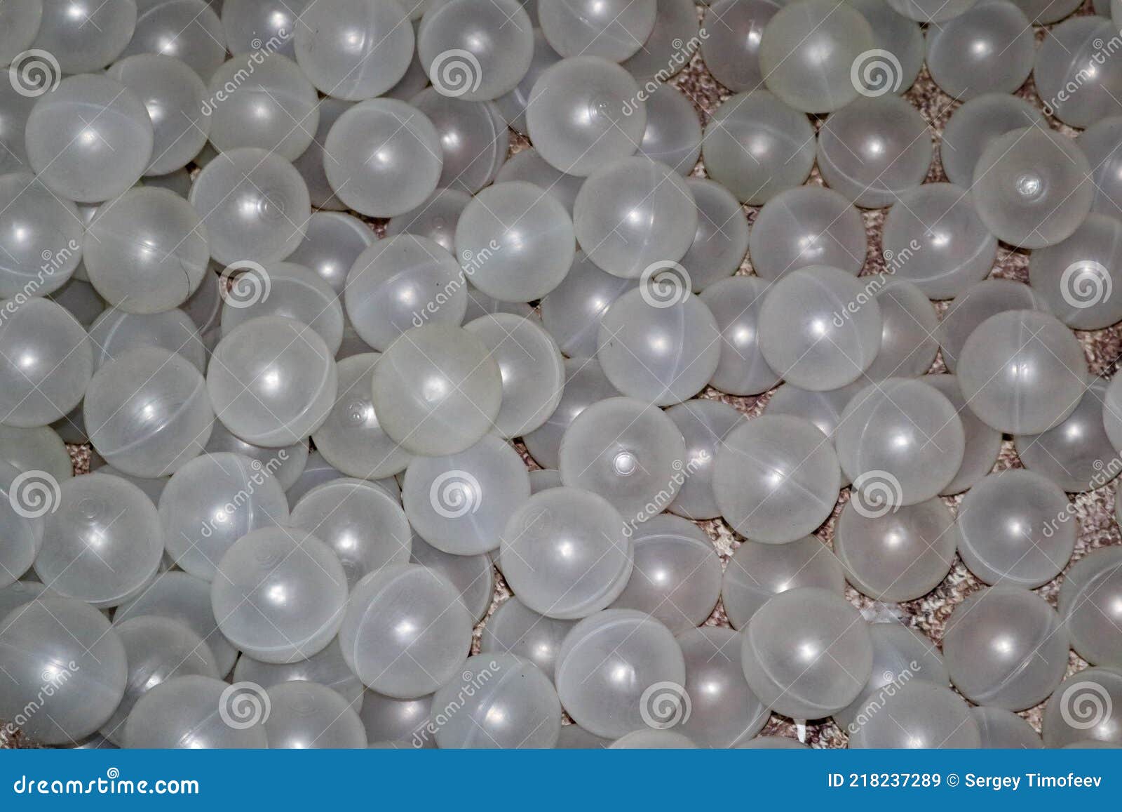 White Plastic Balls Close Up Background Stock Image Image of ball