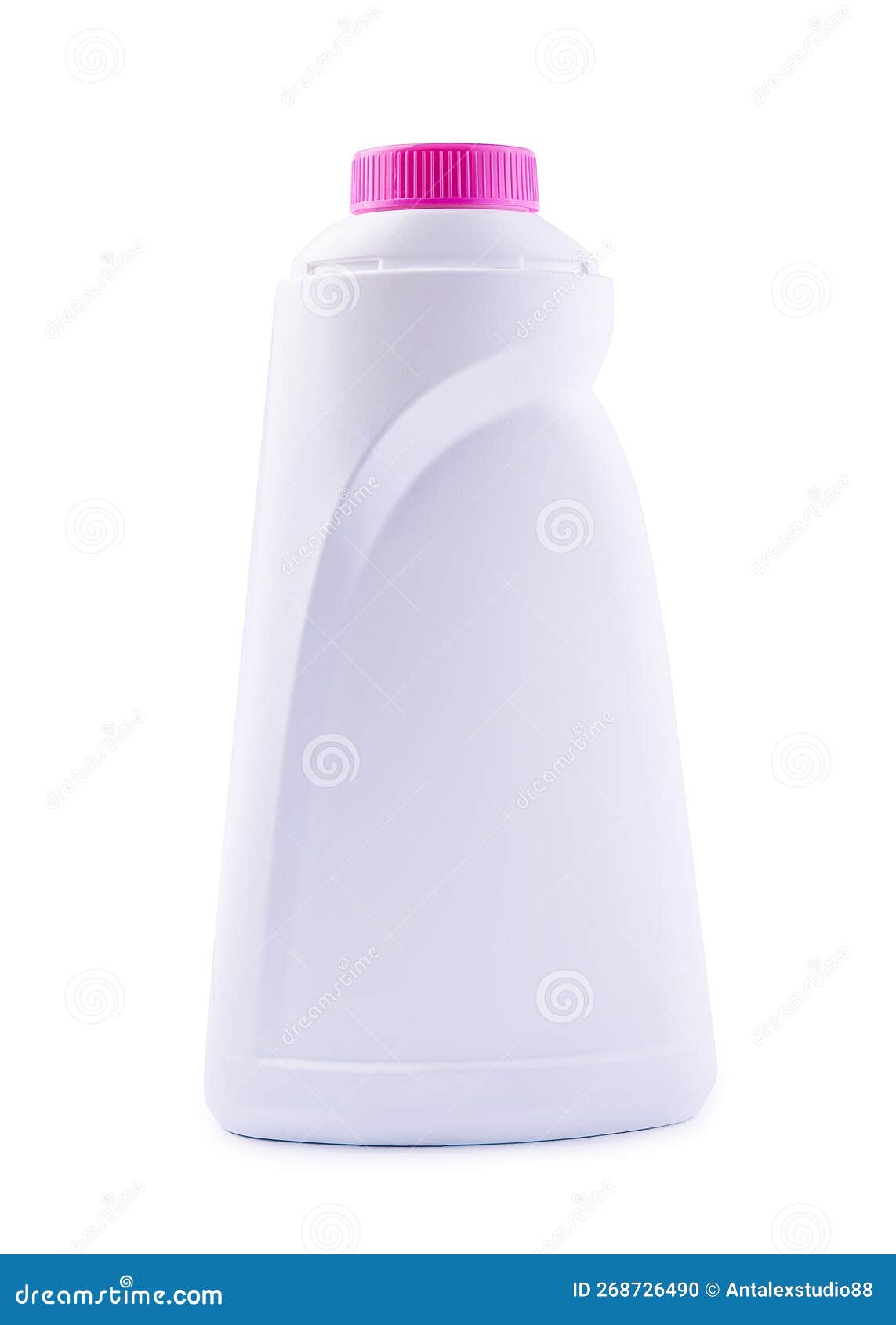 White Plastic Bottle for Liquid Laundry Detergent Cleaning Agent Stock