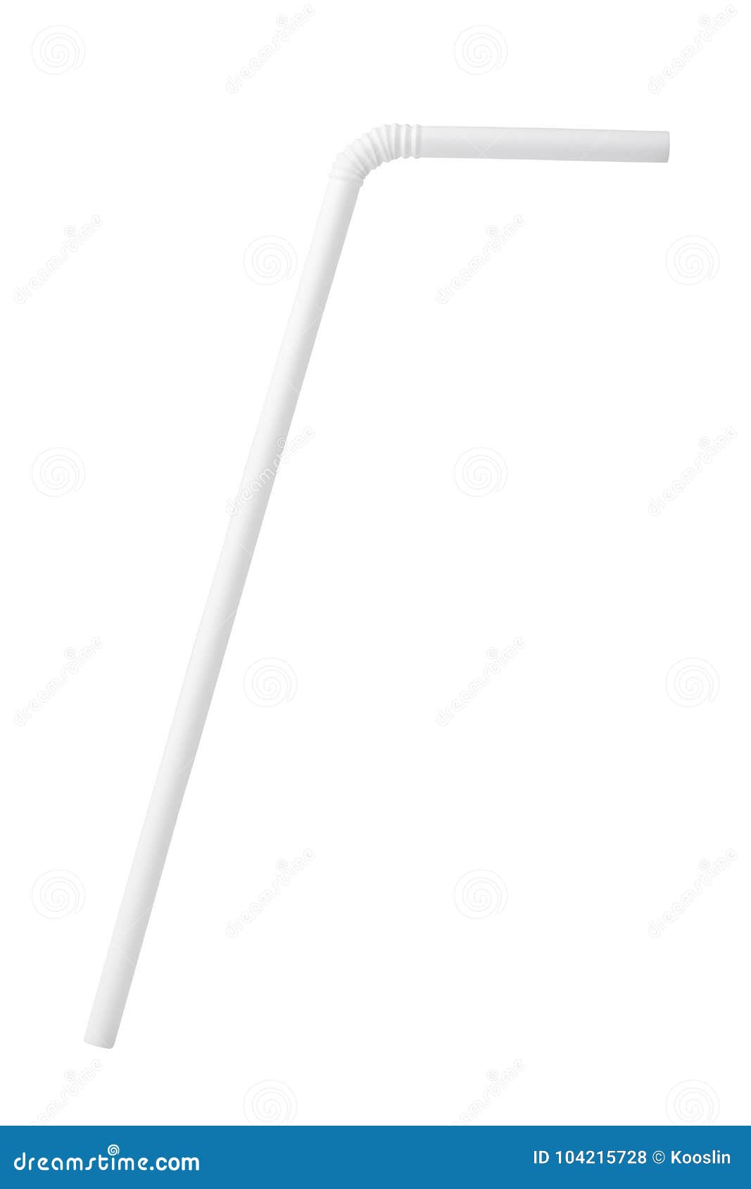 White Plastic Drinking Straw Stock Photo Image of straw, drink 104215728