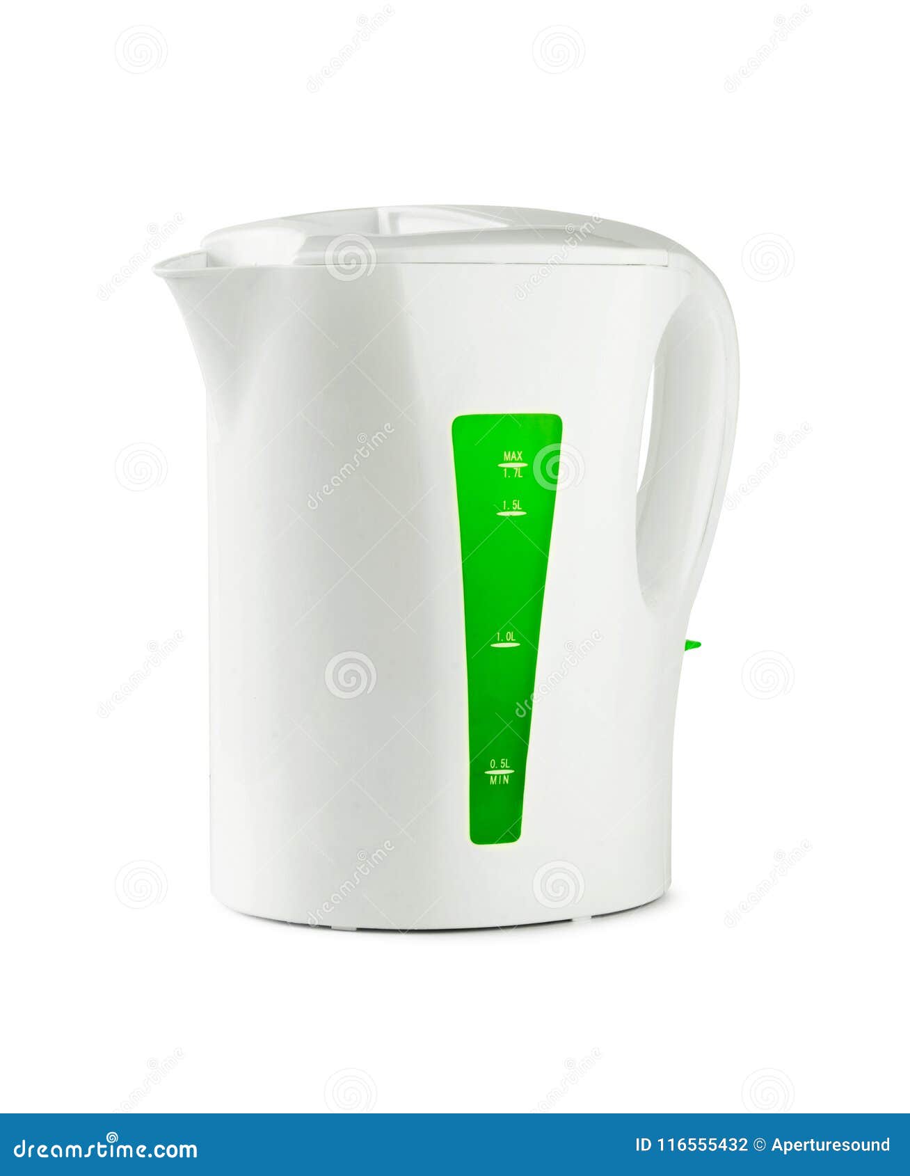 White Plastic Electric Kettle Stock Photo Image of knob, filter
