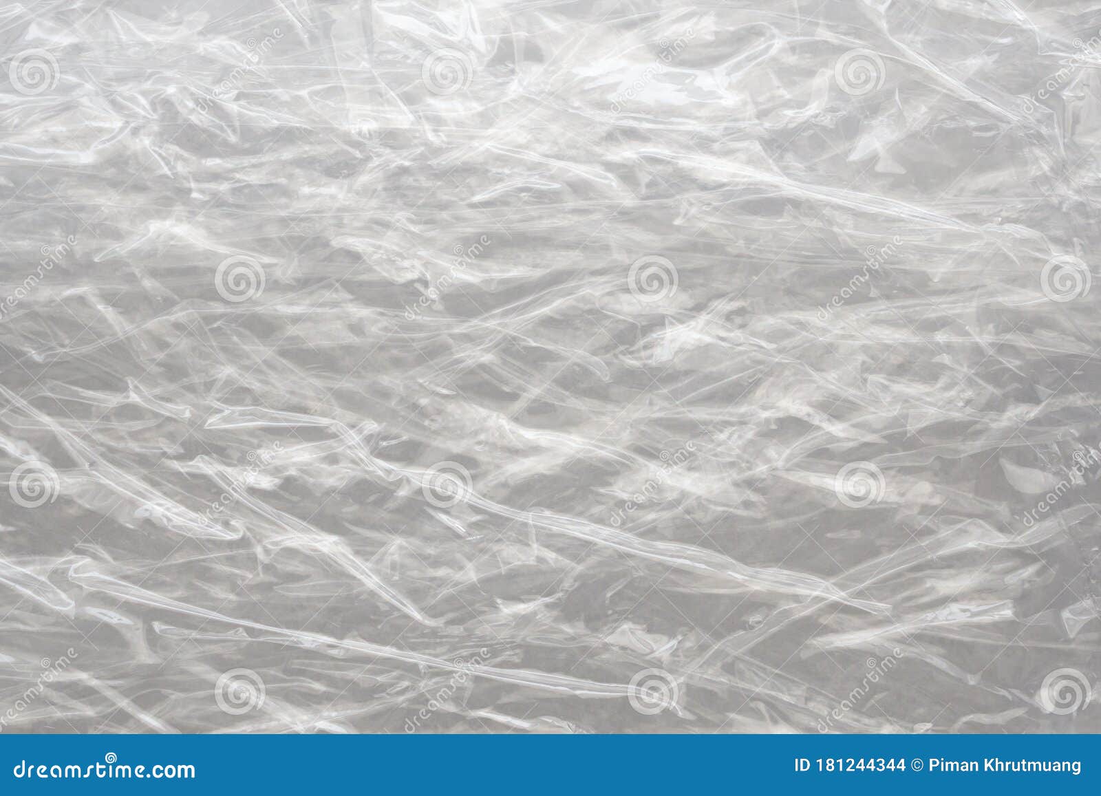 White Plastic Film Wrap Texture Background Stock Photo - Image of blank ...