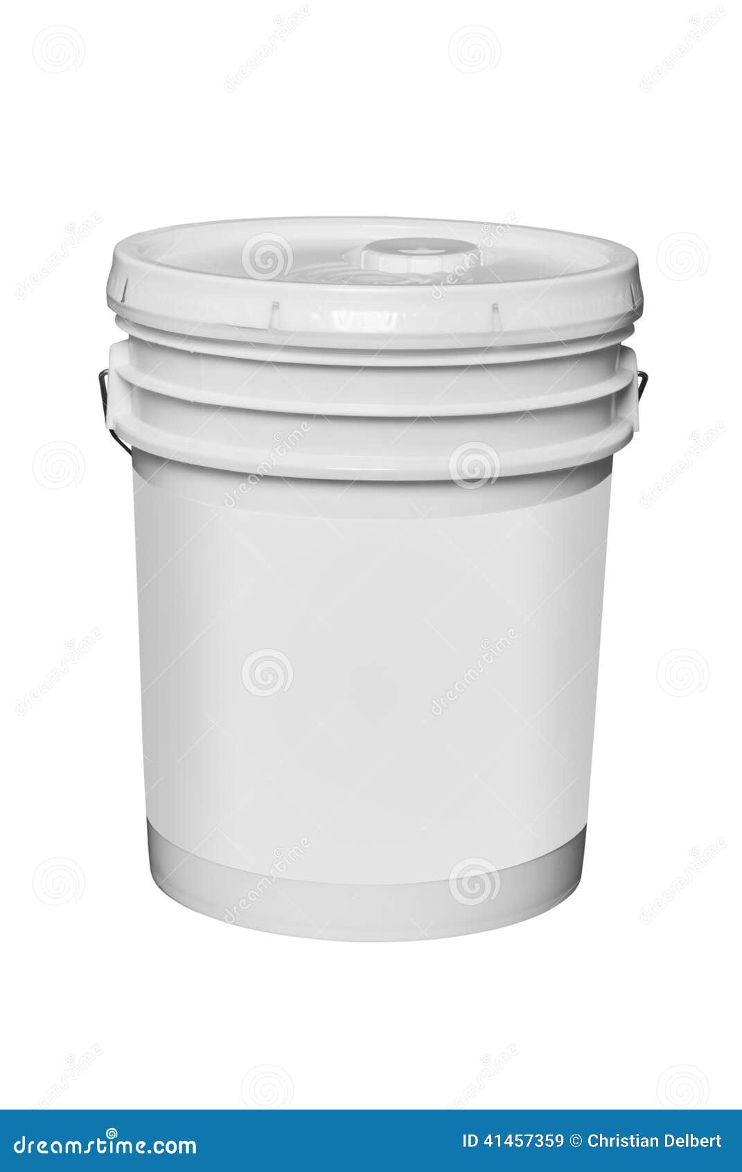 white plastic 5 gallon bucket, 
