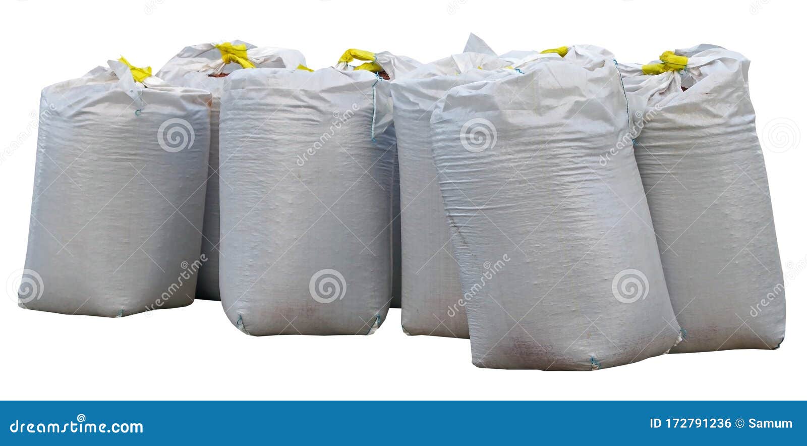 White plastic garbage bags stock photo. Image of recycle 172791236