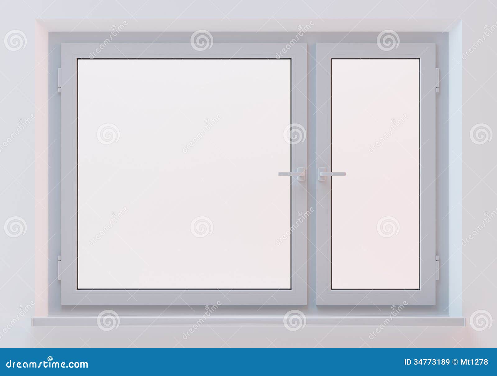 White plastic window stock image. Image of template, white 34773189