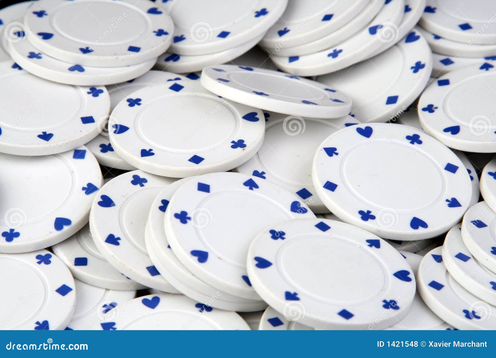 White poker chips stock photo. Image of blue, luck, chip 1421548