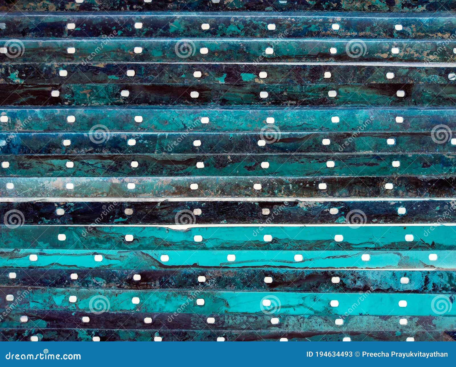 White Polka Dots on Blue Background. Stock Illustration Illustration