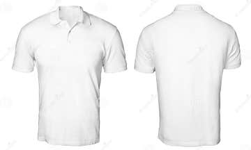 White Polo Shirt Mock up stock photo. Image of cotton - 94494526