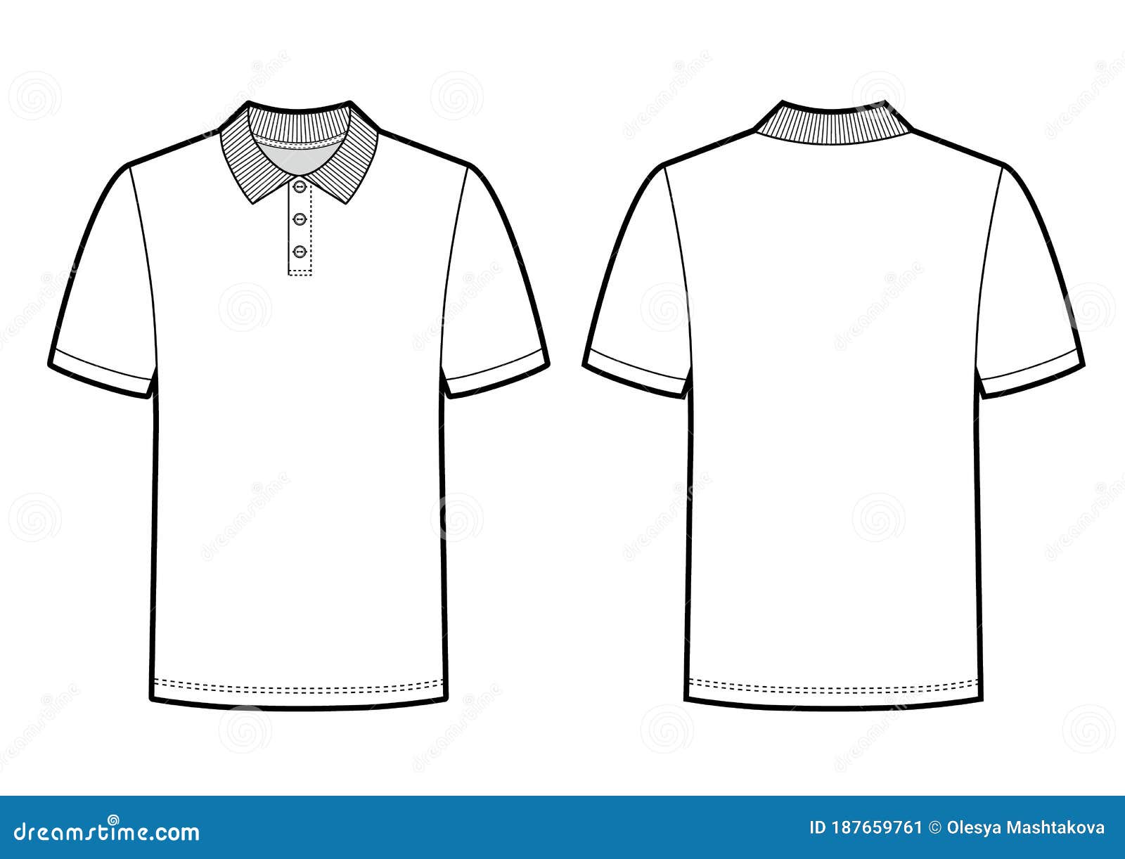 White Polo Shirt For Template Royalty-Free Stock Photography ...