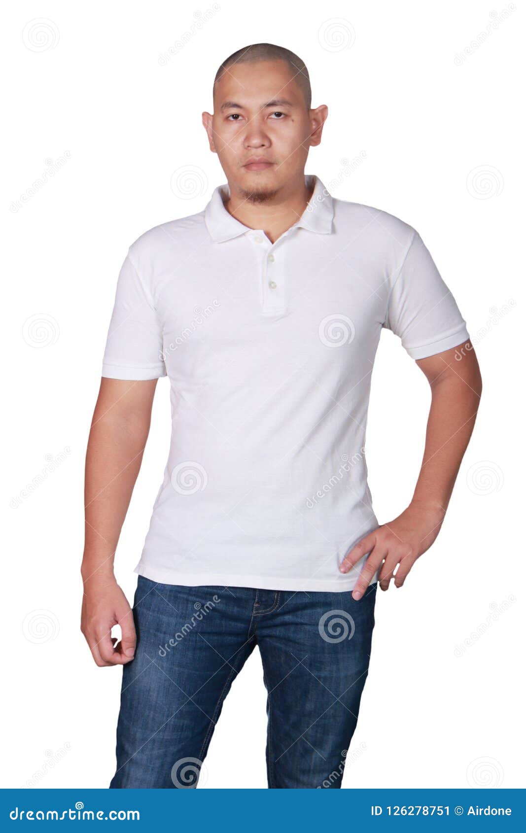 Download Polo Shirt Template Mock Up Stock Image - Image of jeans, presentation: 126278751