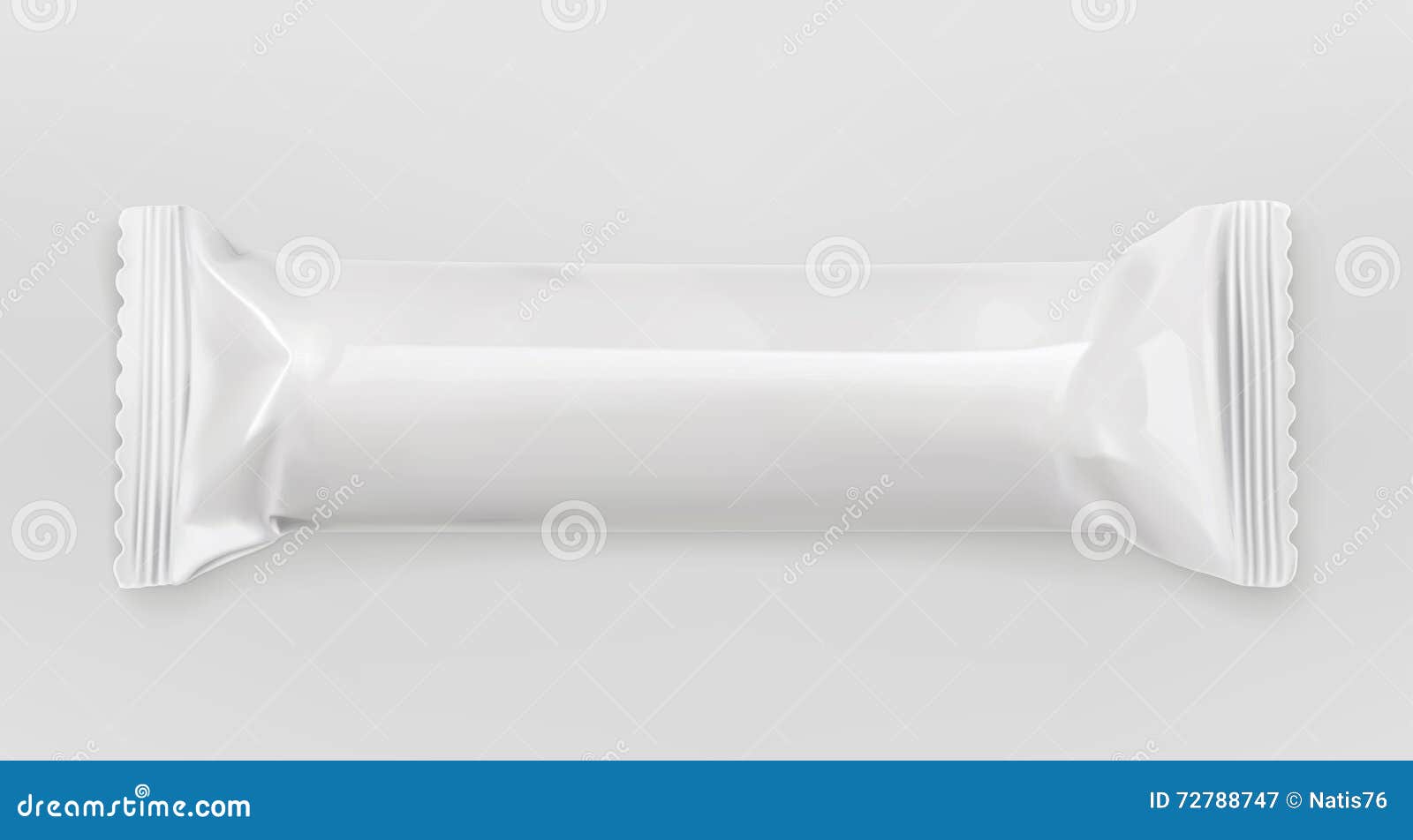 White Polyethylene Package, Chocolate Bar Stock Vector - Illustration ...