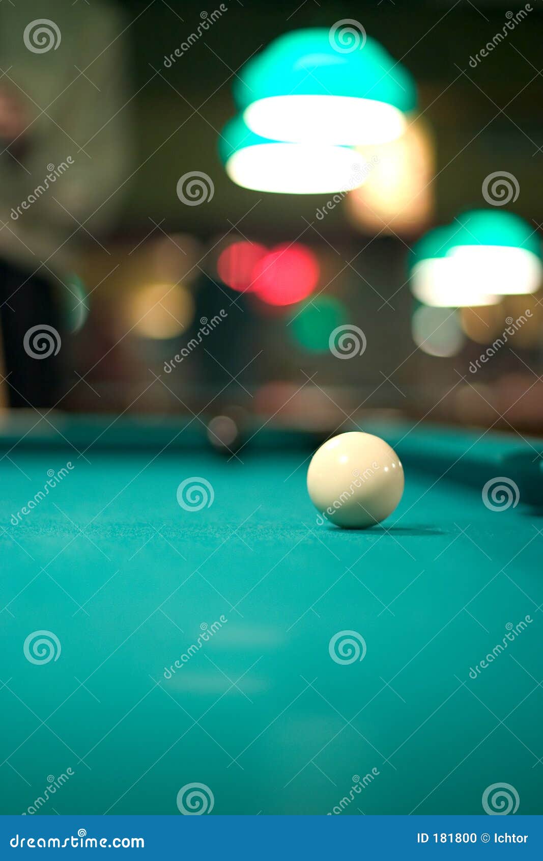 White Pool Ball stock photo. Image of green, flat, pool 181800