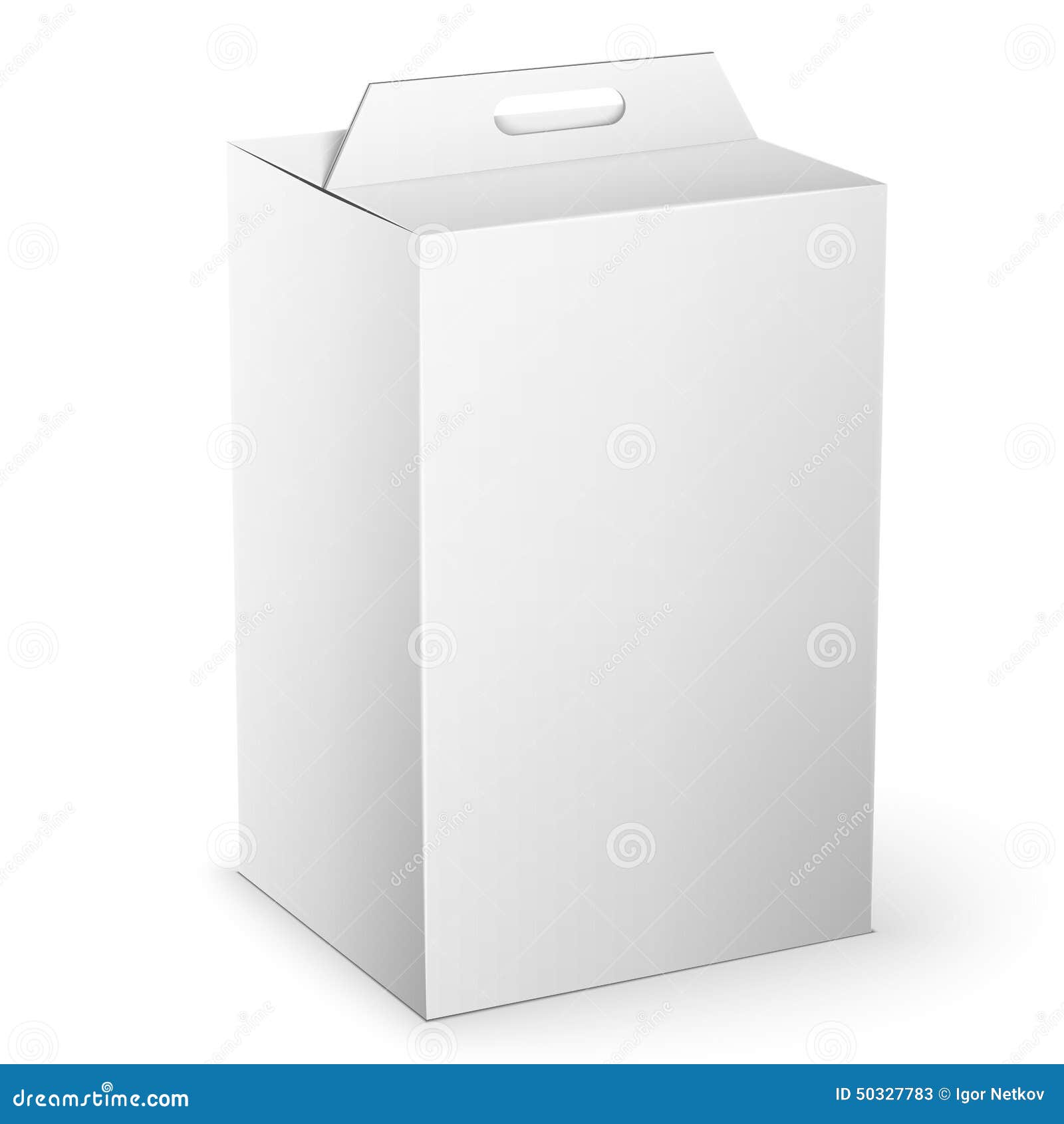Download White Product Package Box Mock Up Template Stock Vector ...