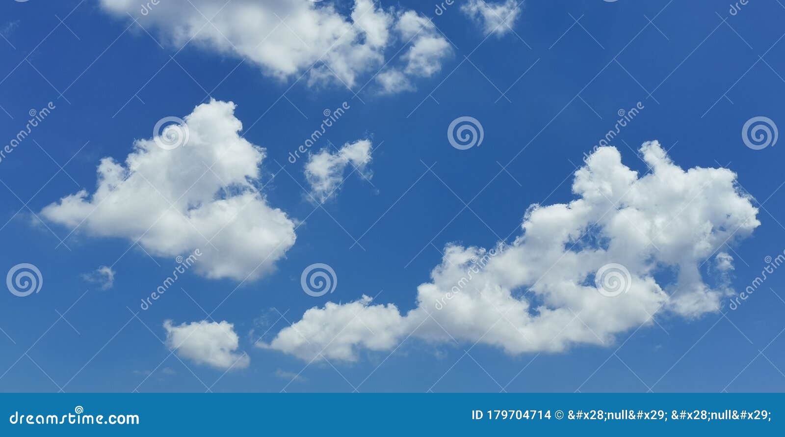 White puffy clouds. stock photo. Image of afternoon 179704714