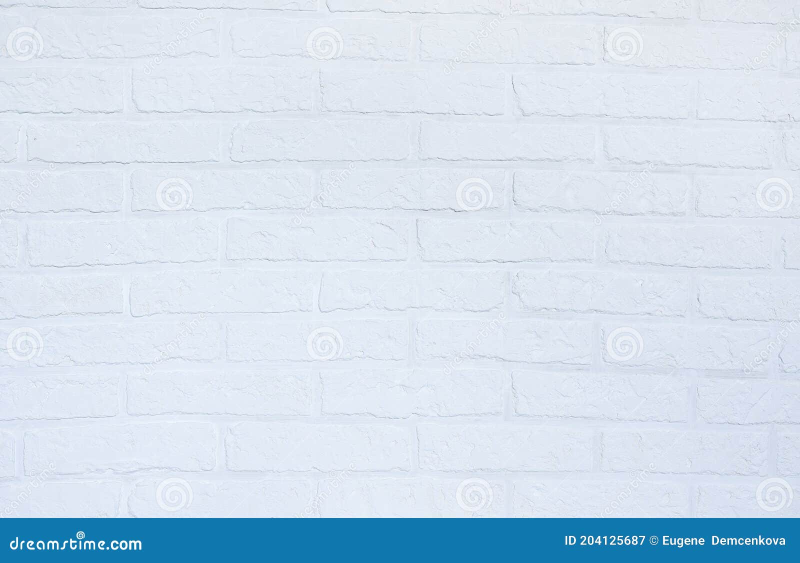 white putty brick wall. loft style.