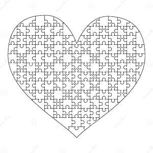 Heart Puzzle Royalty Free Illustration CartoonDealer 32526
