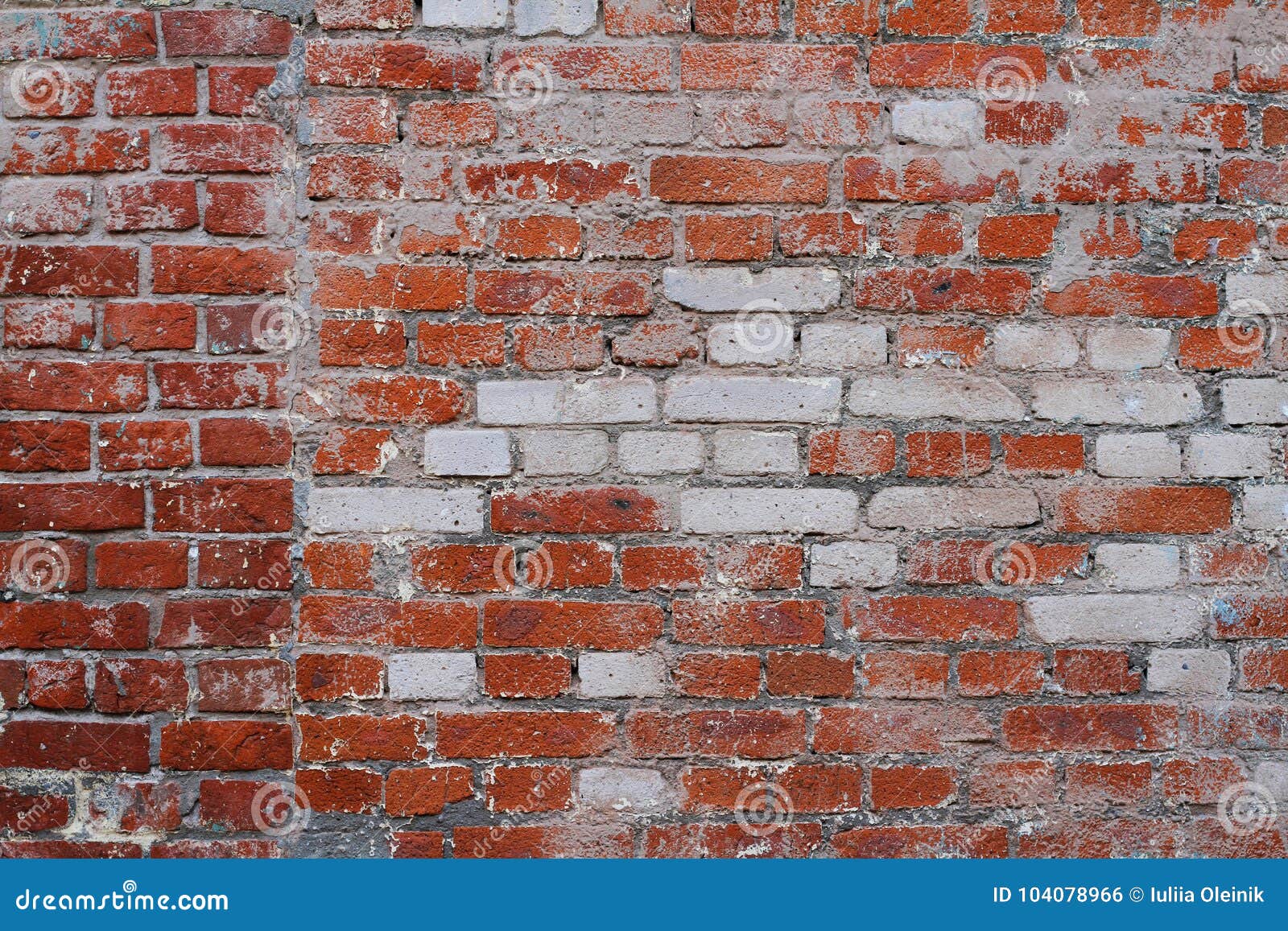 Whitered brick wall stock photo. Image of exterior 104078966
