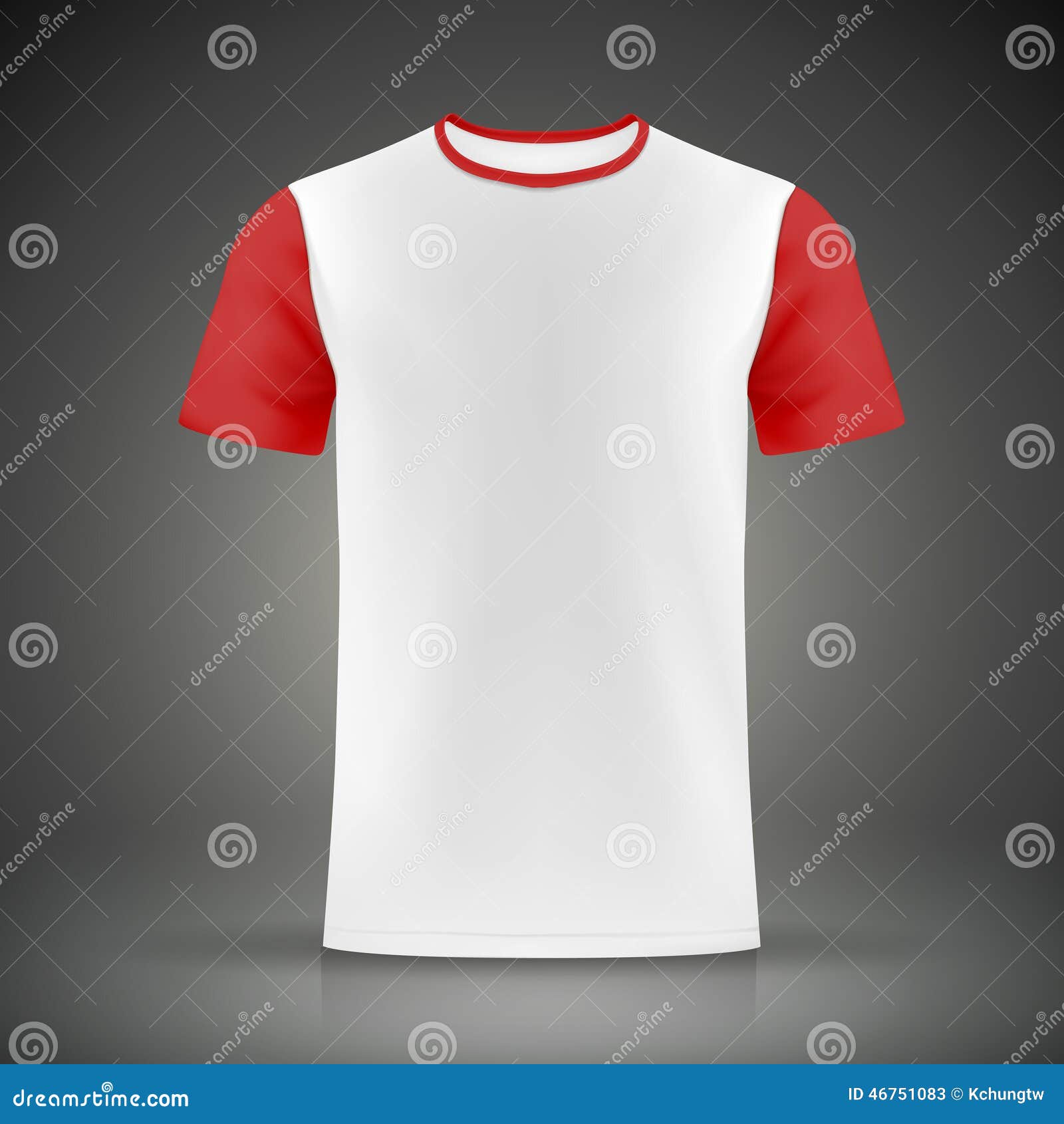 t shirt white and red