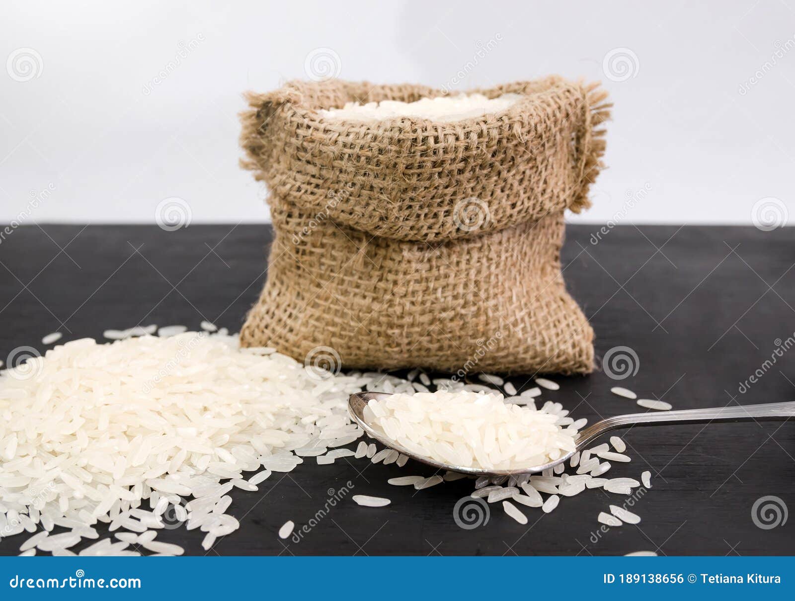 White Rice Bag