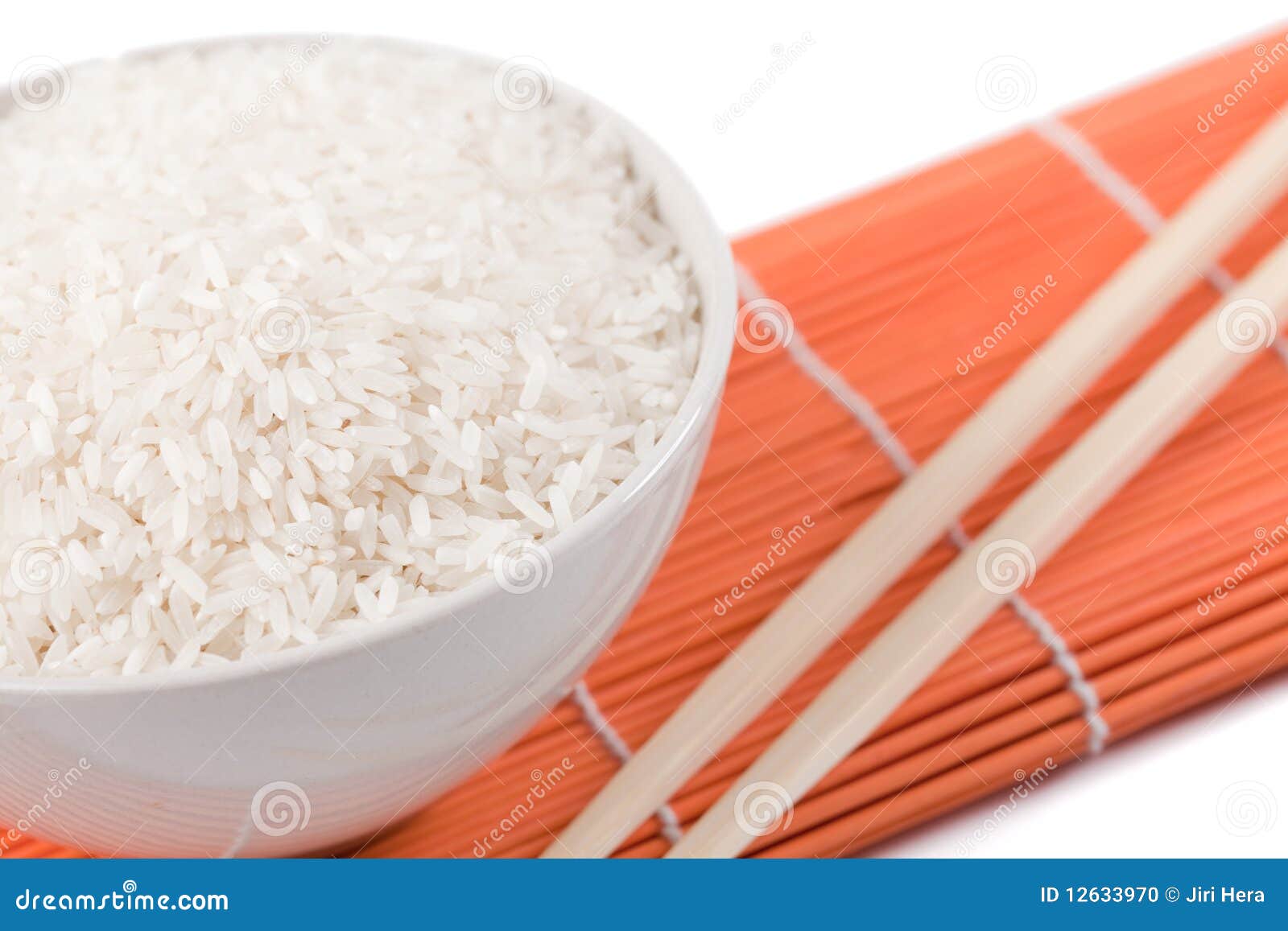 White rice in bowl stock photo. Image of cooked, chopsticks 12633970