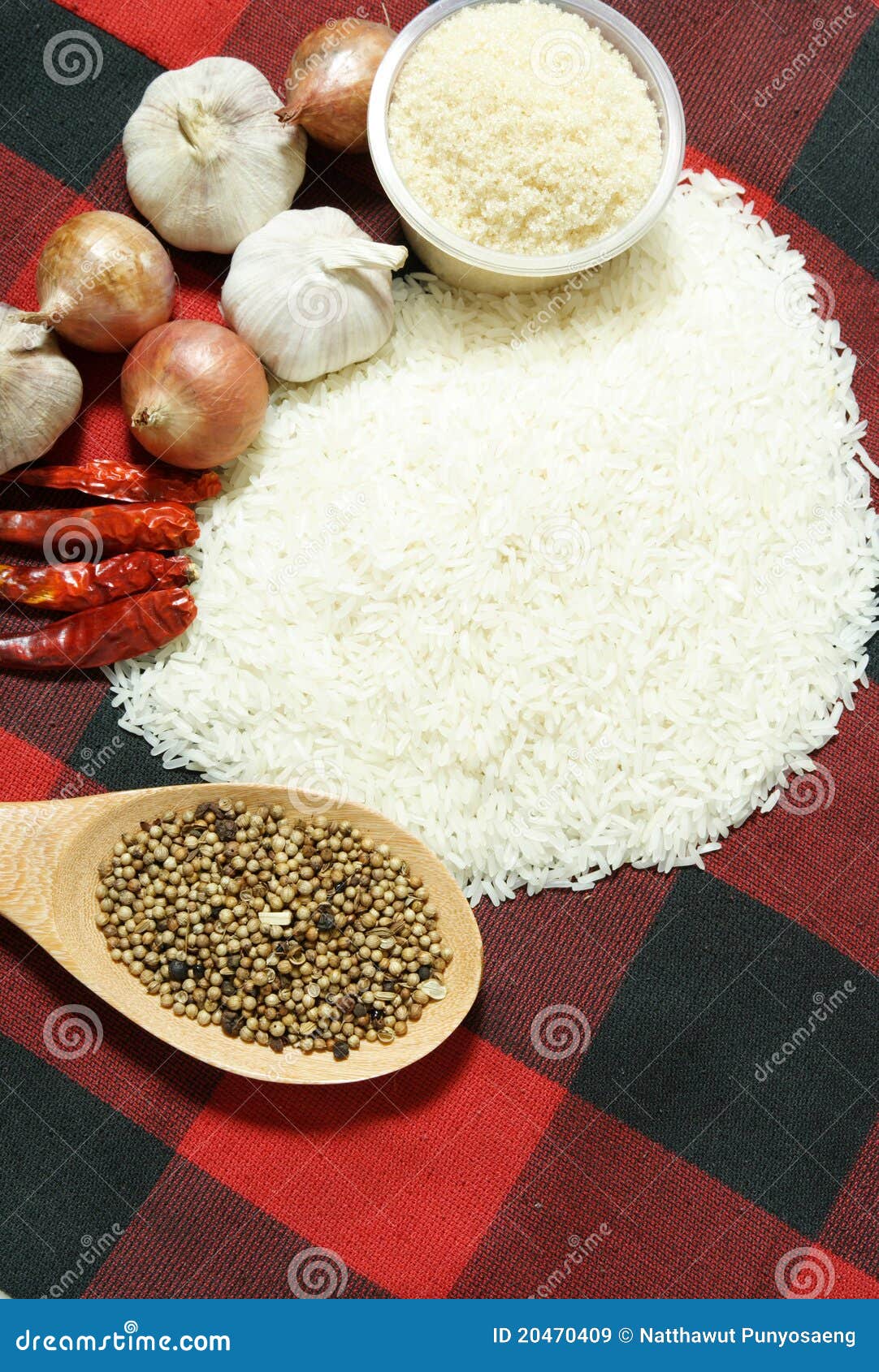 White Rice and Food Ingredients Stock Image Image of fiber, ethnicity