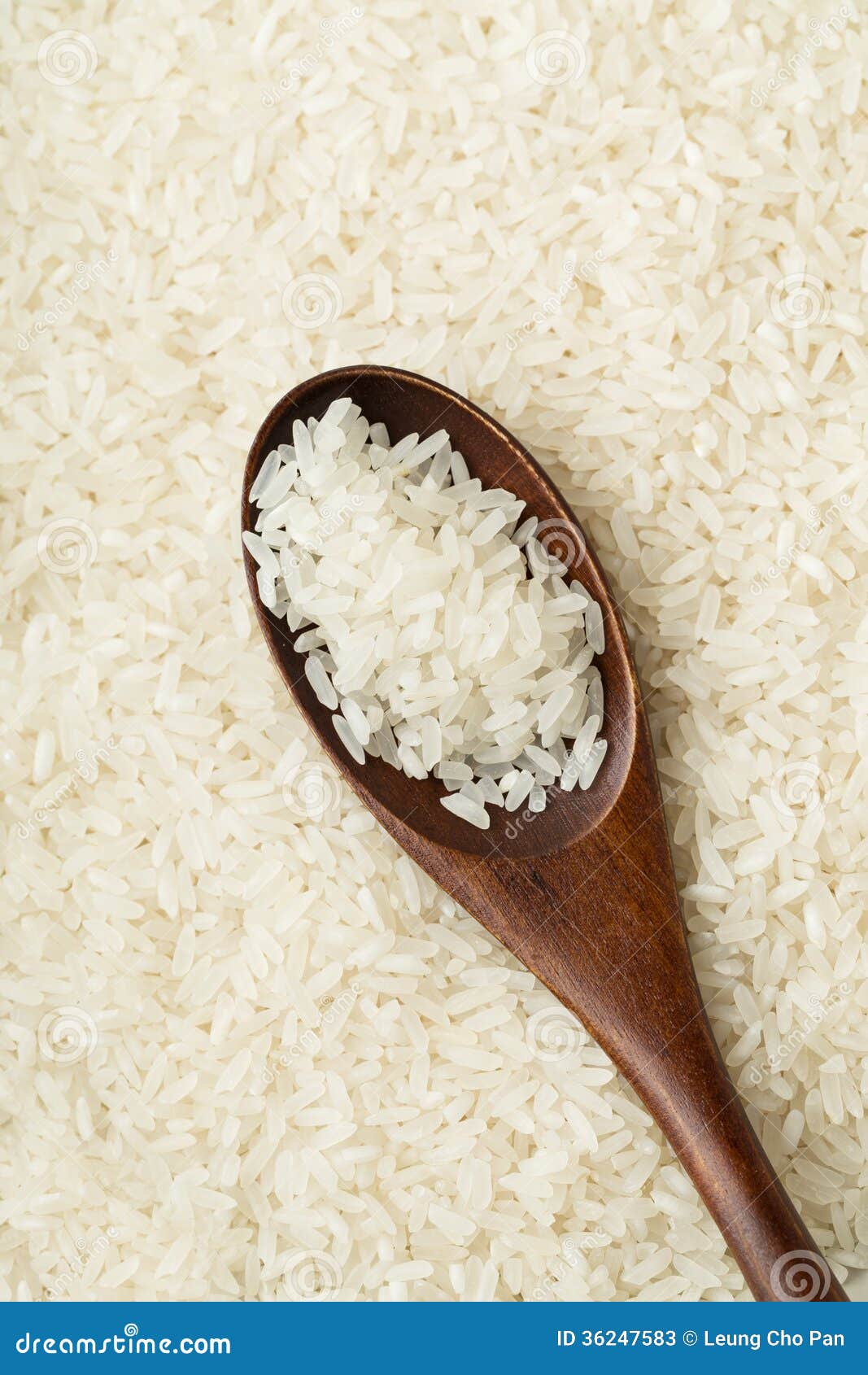 White rice on spoon stock image. Image of grain, spoon 36247583