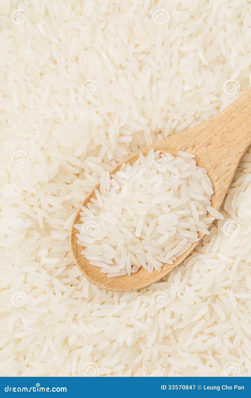 White rice on teaspoon stock image. Image of teaspoon 33570847