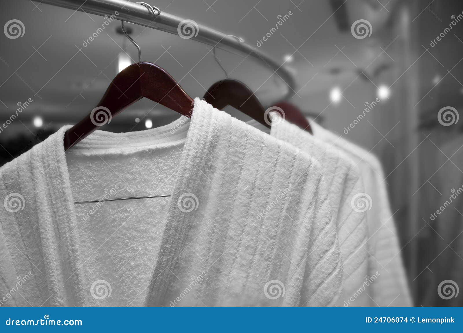 White robes stock photo. Image of hanger, cloth, clothing 24706074