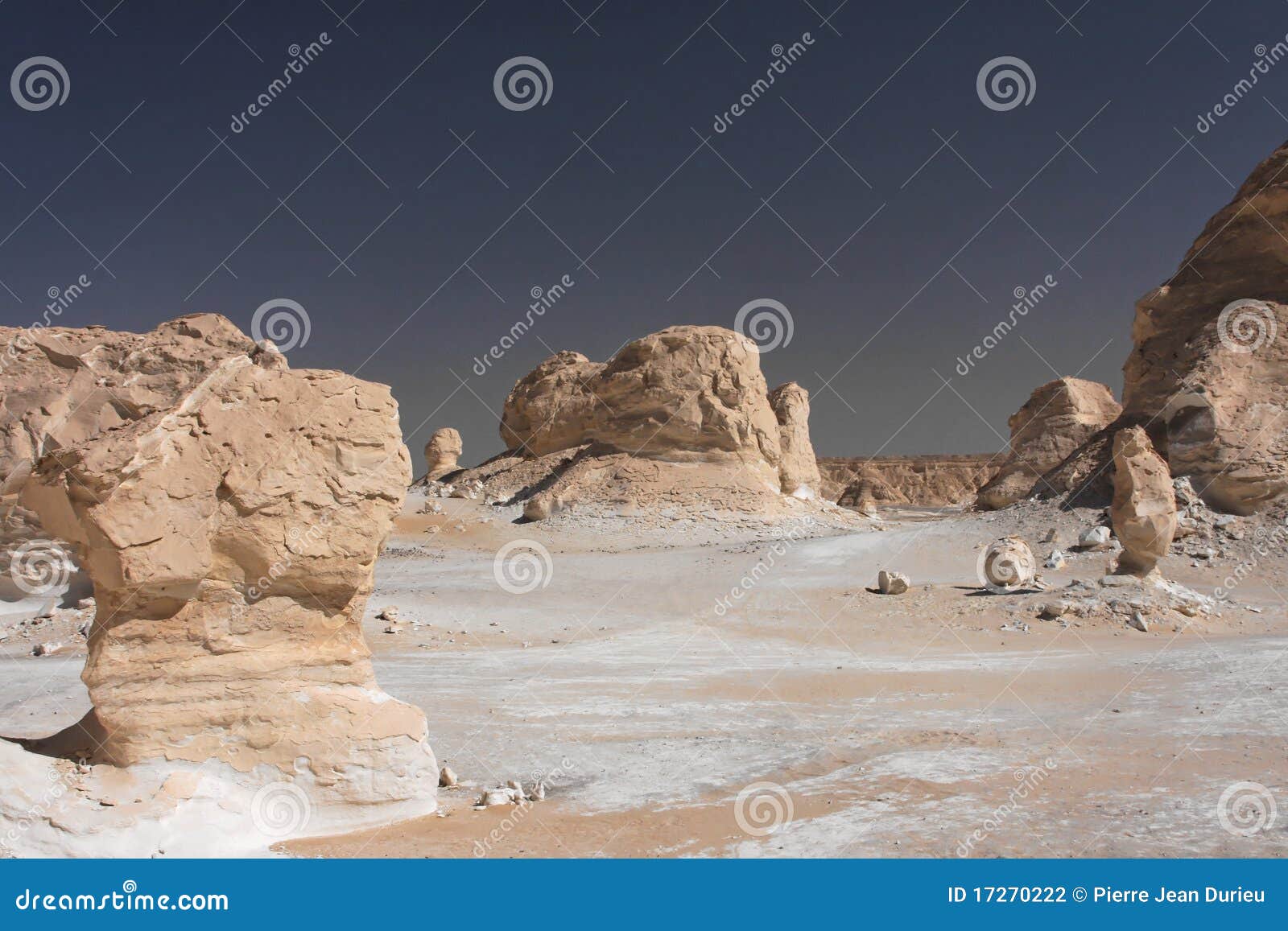 white rocks in libyan desert