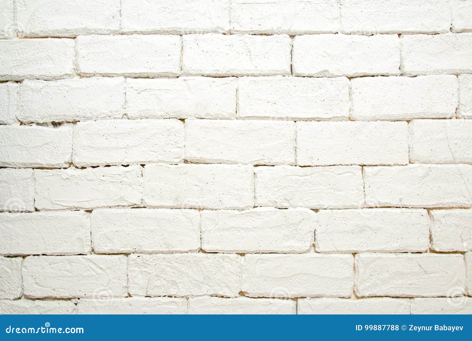 White Rustic brick wall. stock photo. Image of solid 99887788