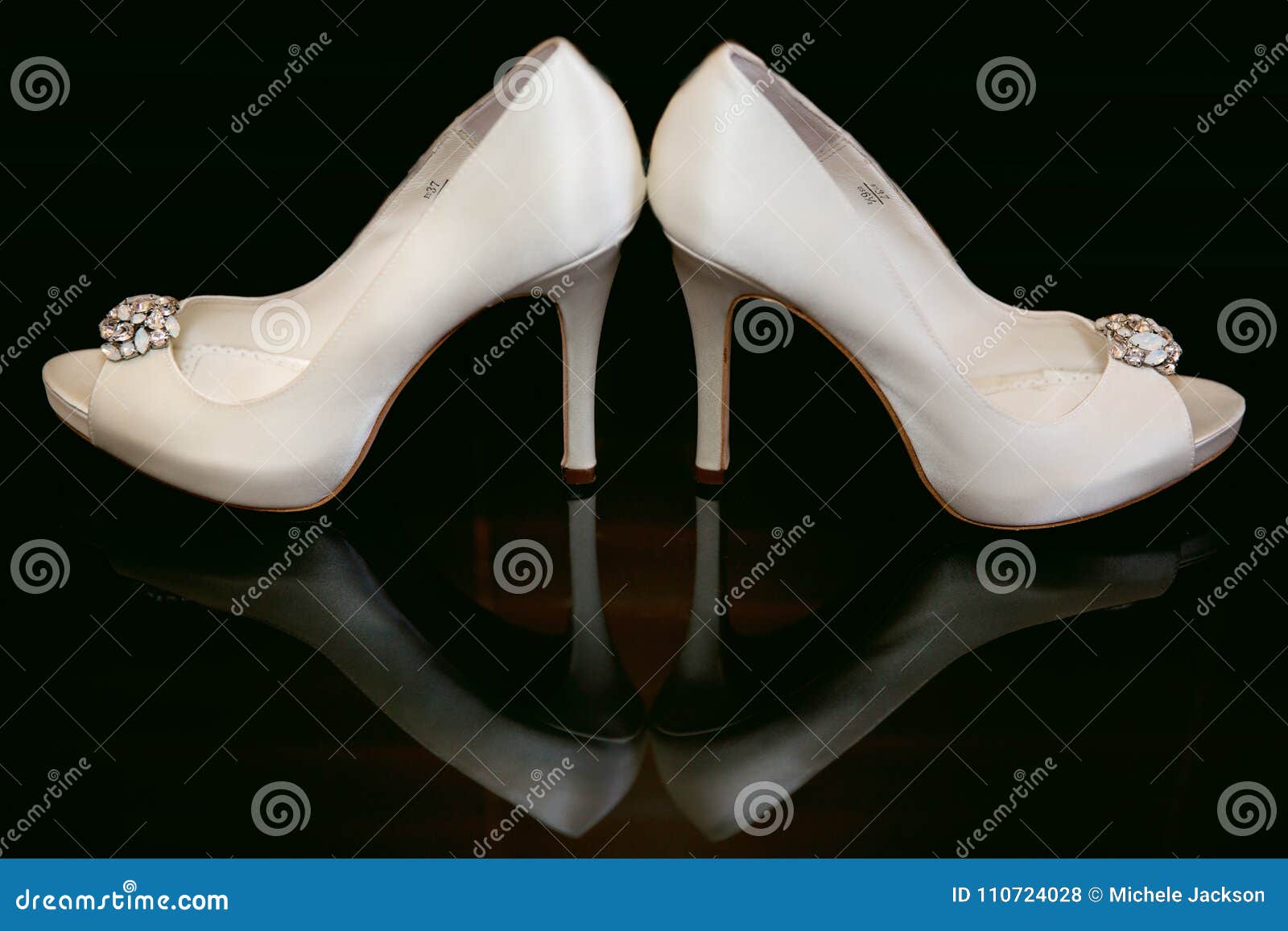 white diamante shoes