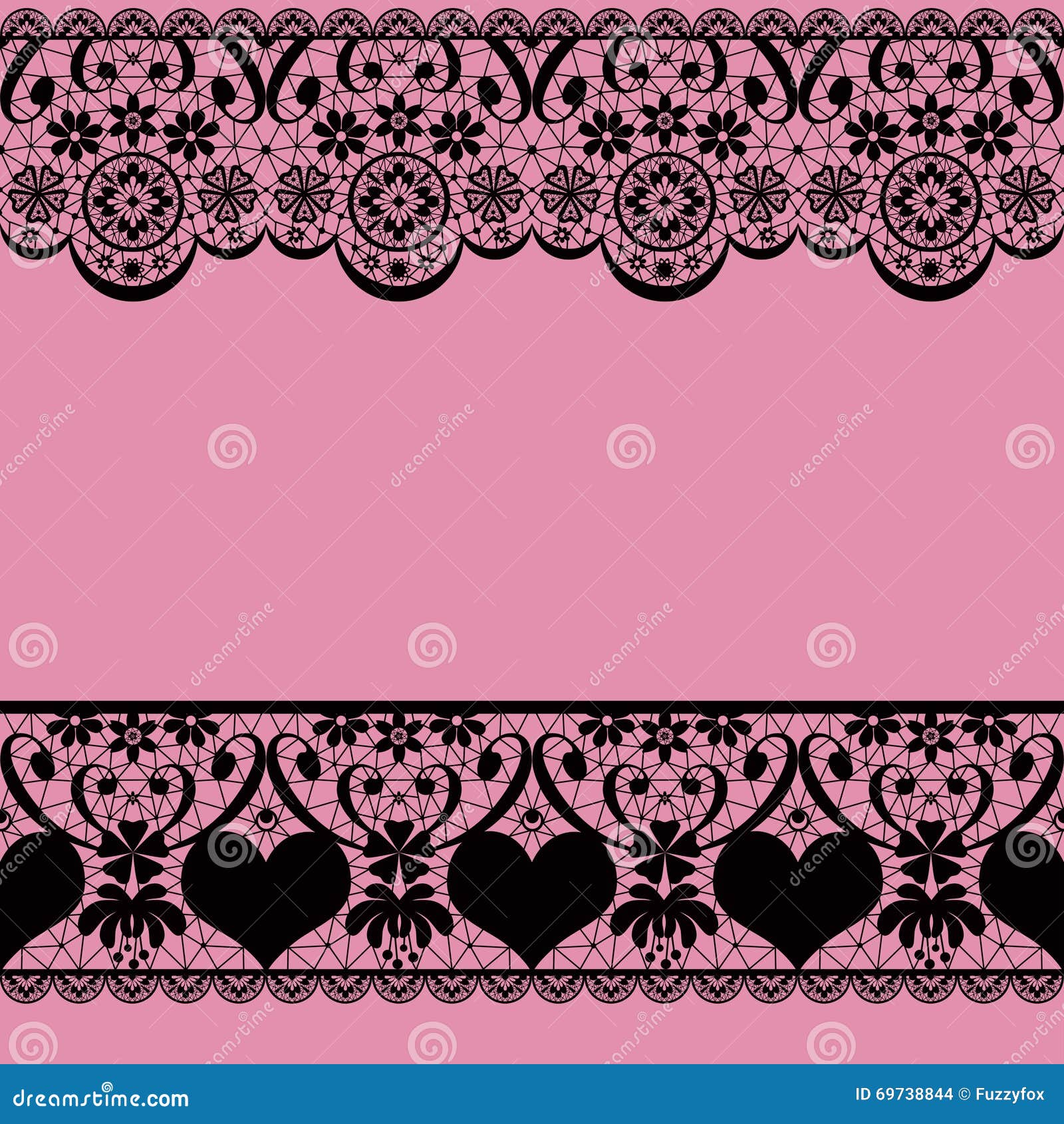 White Seamless Valentine Lace Lacy Pattern Background Stock