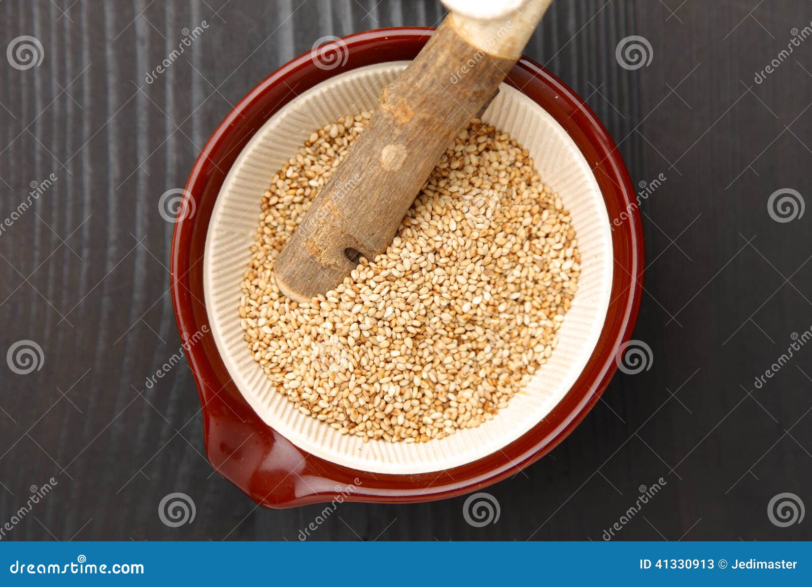 White sesame seed stock image. Image of kitchenware, earthenware 41330913