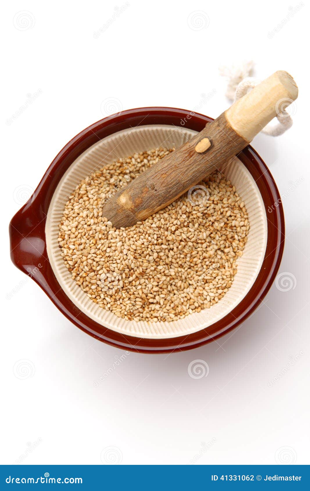 White sesame seed stock photo. Image of wooden, kitchenware 41331062