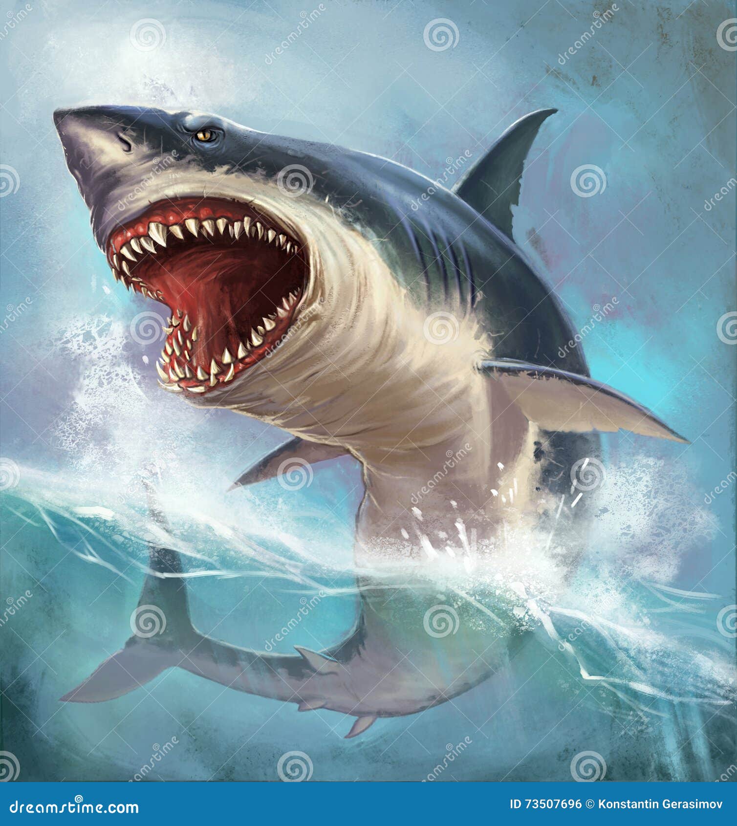 White Shark Stock Photo | CartoonDealer.com #73507696