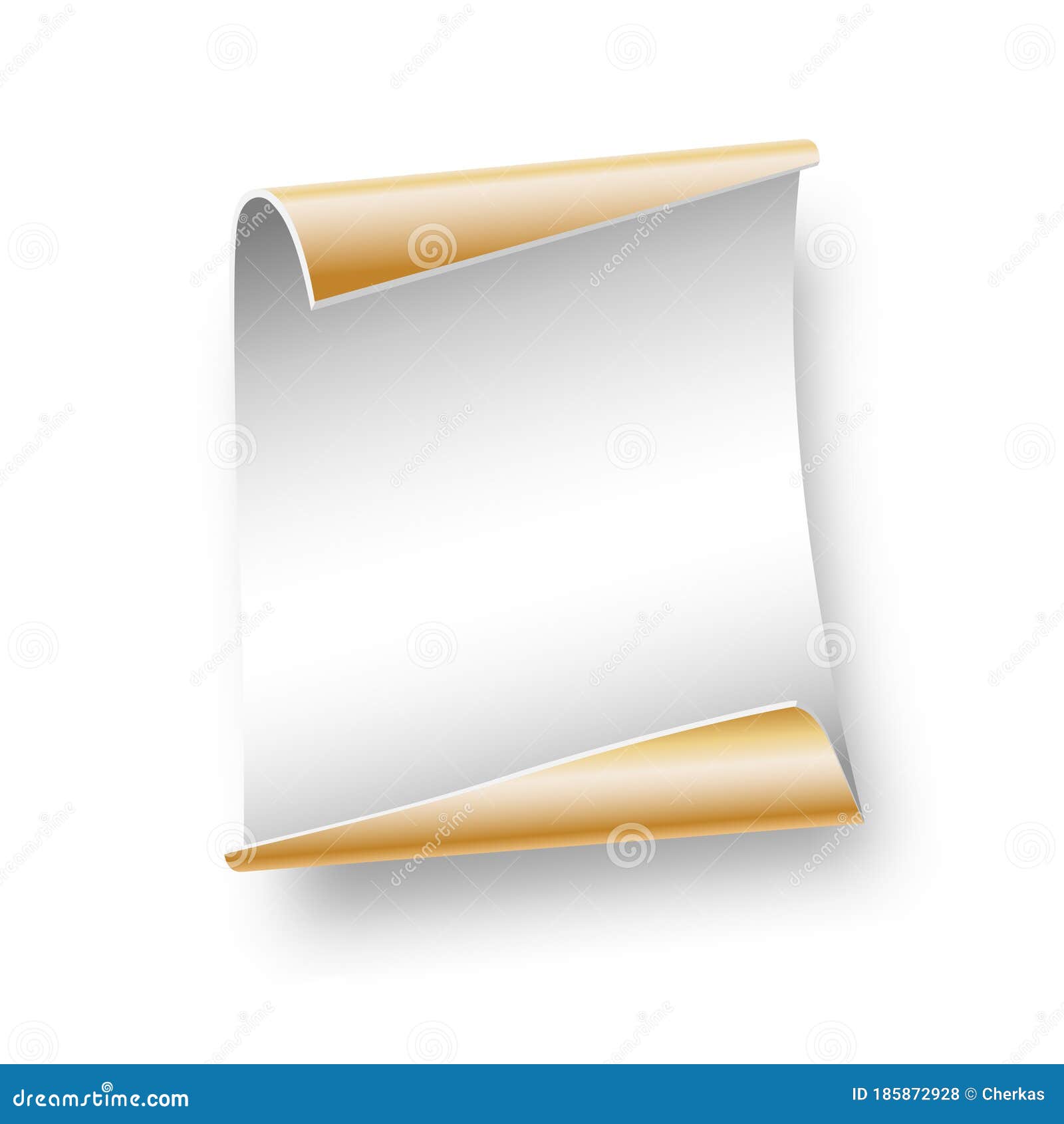 White Sheet Parchment of Paper for Writing, Gift, Advertising