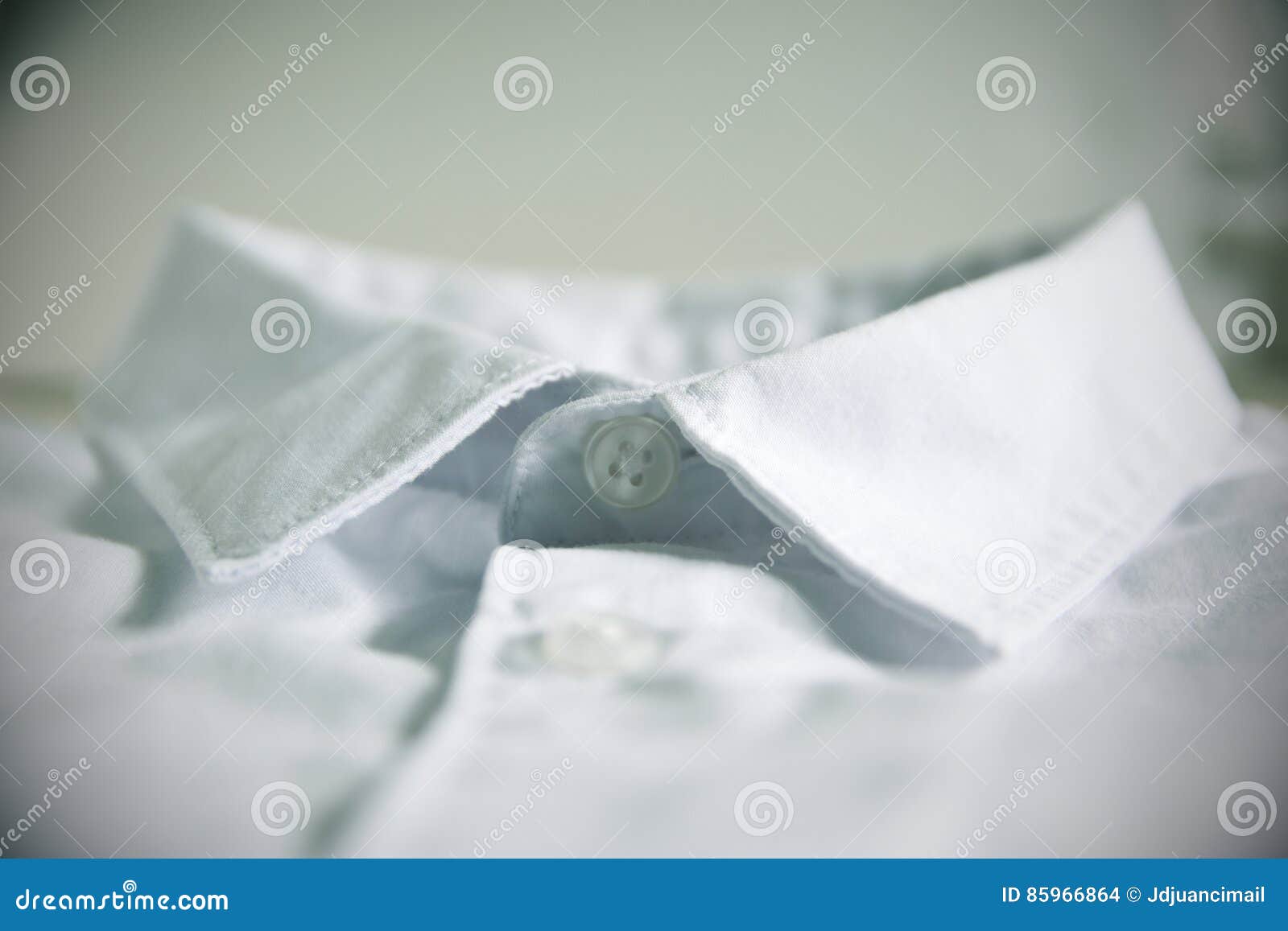 White Shirt Collar Neck Detail. Clothing Background Stock Photo - Image ...