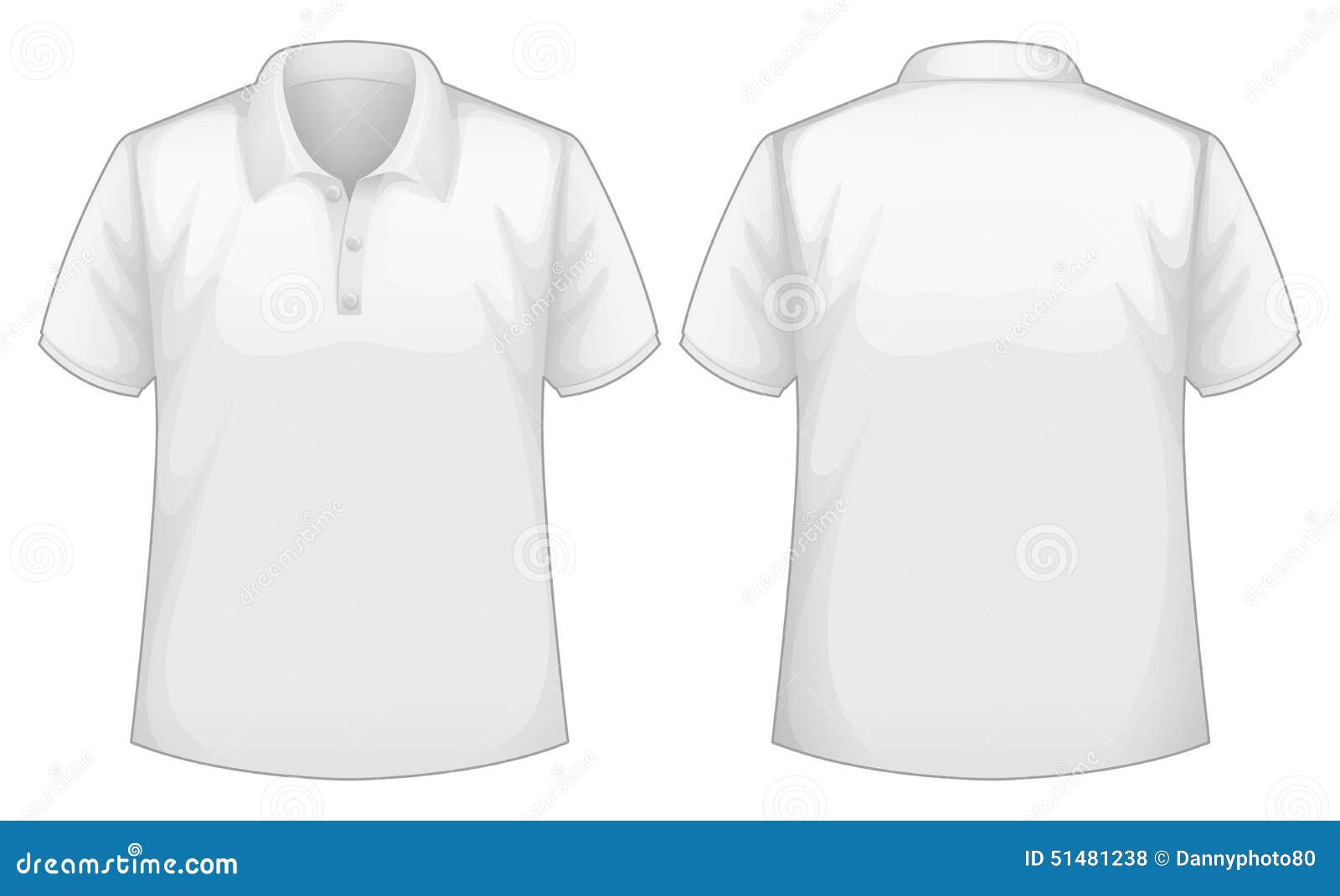 White shirt stock vector. Illustration of wear, garment - 51481238