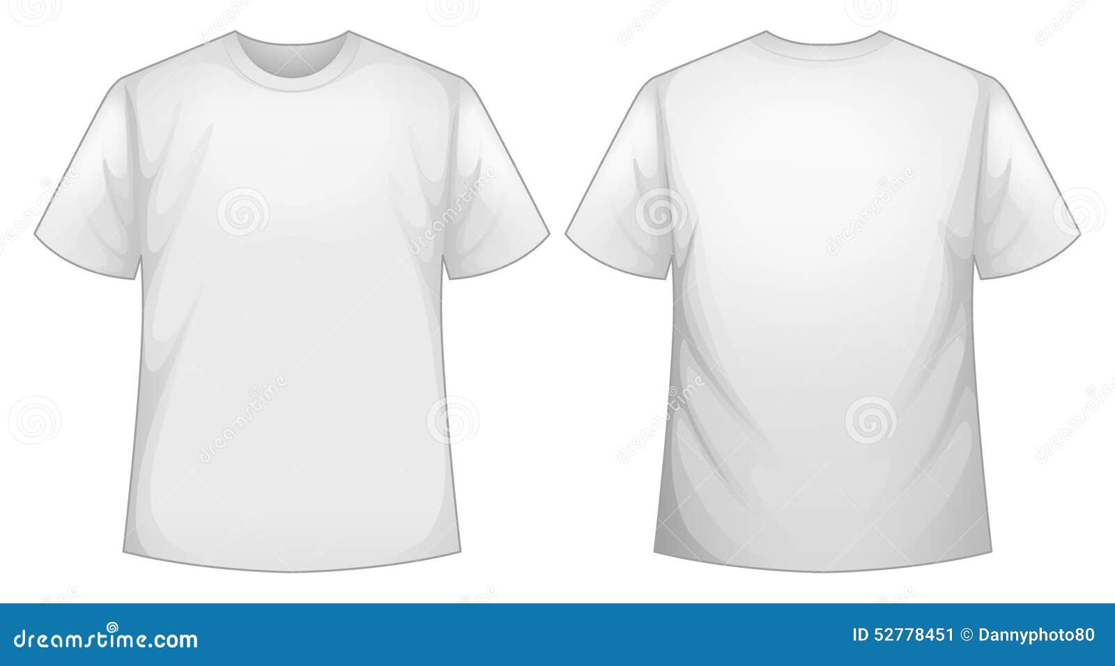 Download White Shirt Stock Vector - Image: 52778451